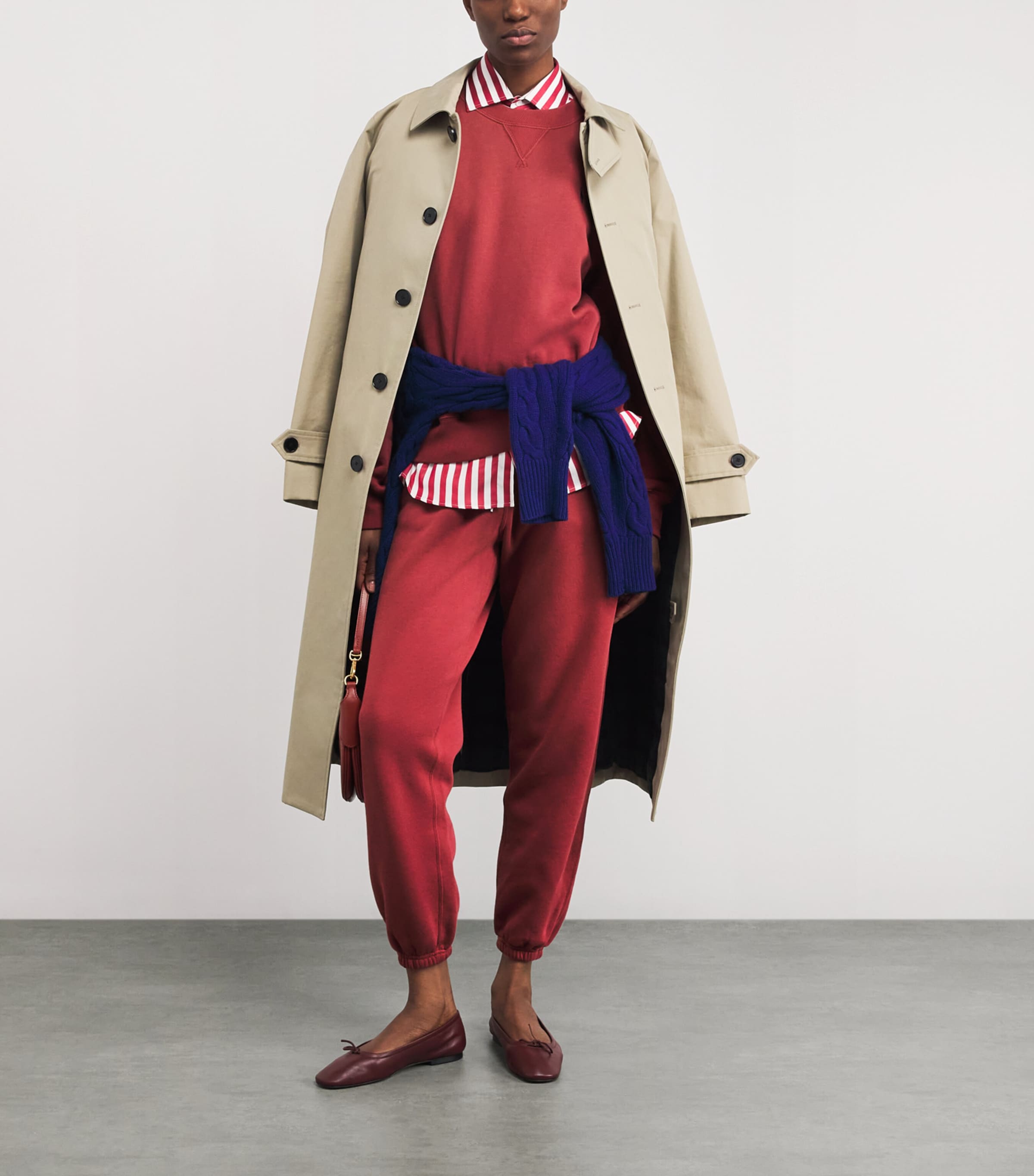 Cotton-Blend Polo Pony Sweatshirt RED SNAPPER Image 2