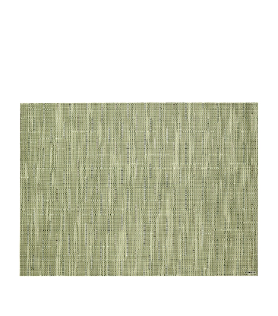 Bamboo Rectangular Placemat (36cm x 48cm) SPRING GREEN Image 1