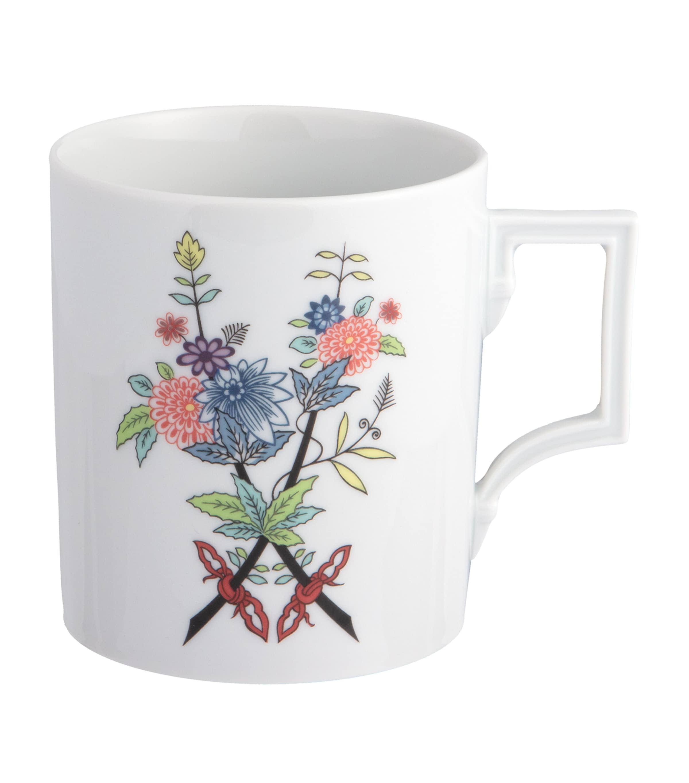 Meissen Porcelain Swords Fantasy Mug Image 1