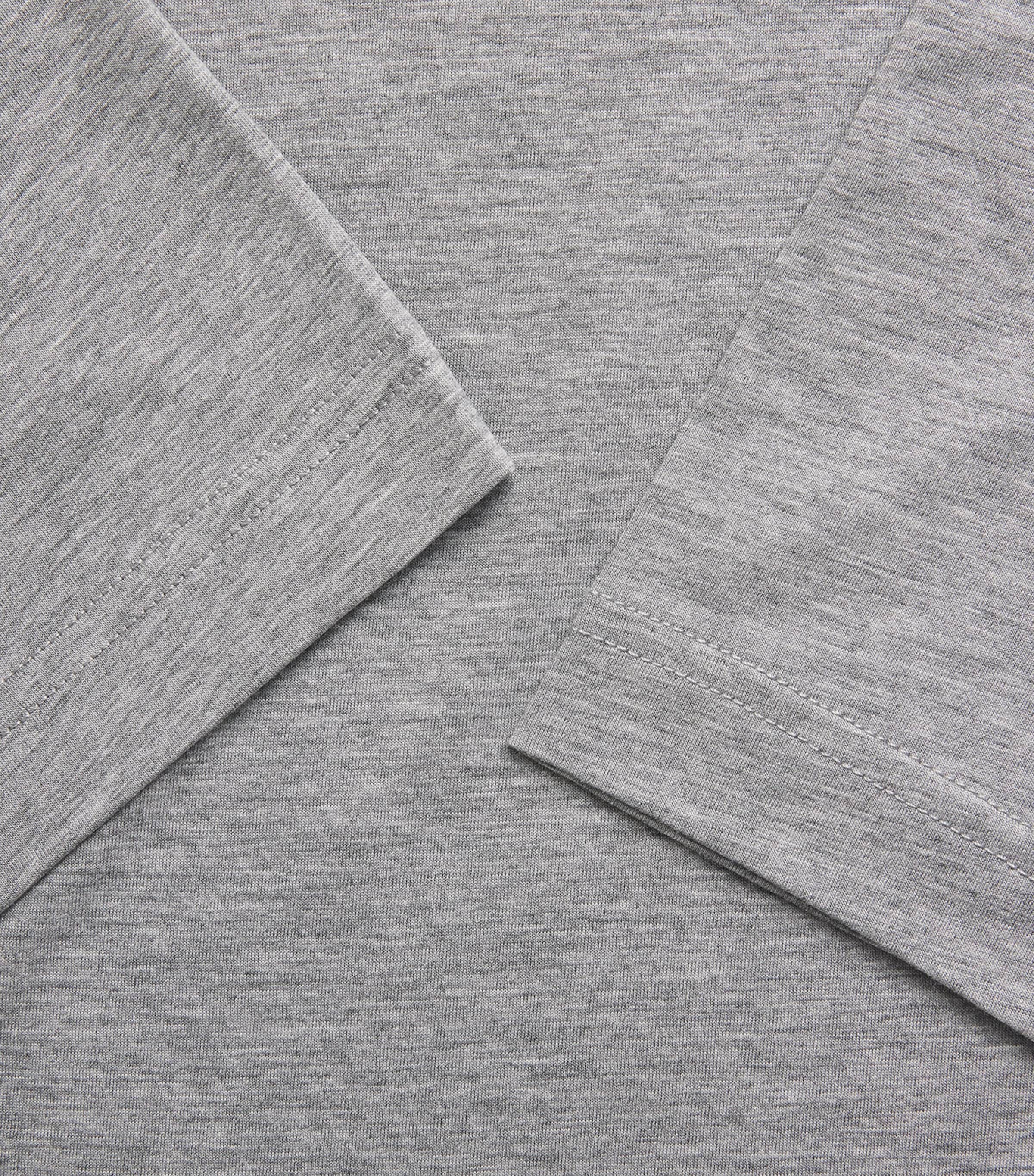 Pal Zileri Mens Crew-Neck T-Shirt Grey Image 6
