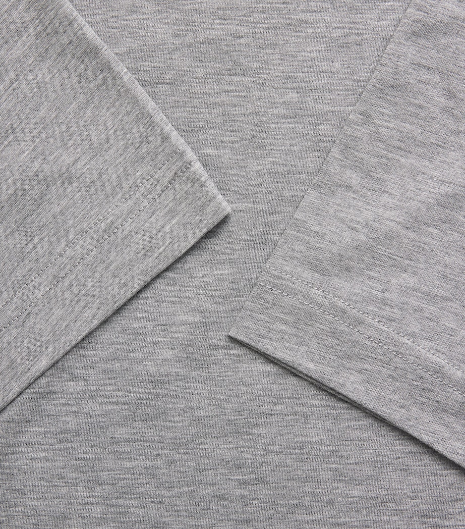 Pal Zileri Mens Crew-Neck T-Shirt Grey Image 6