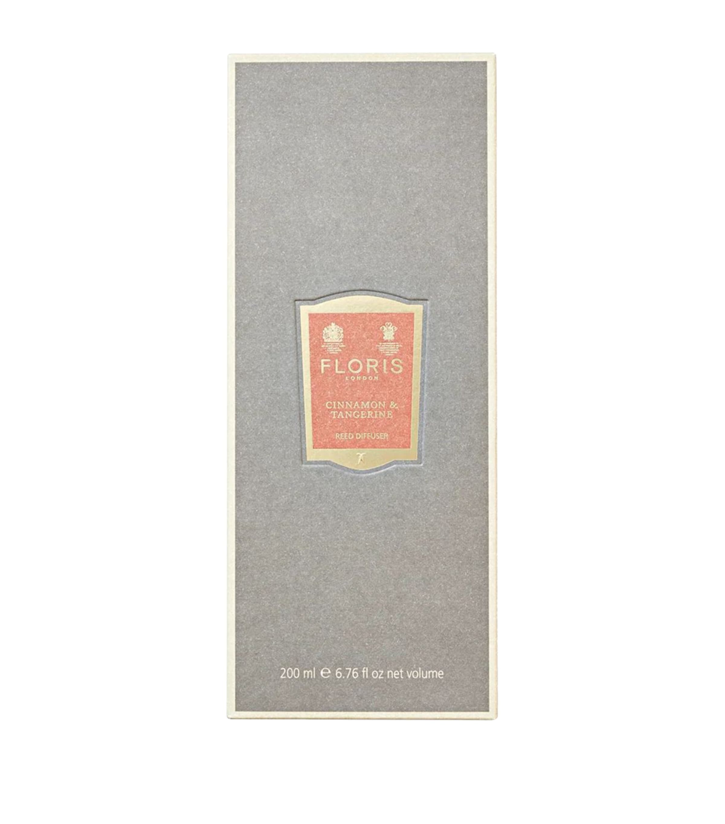 Floris Cinnamon & Tangerine Diffuser (200ml) Grey/burnt Orange Image 2
