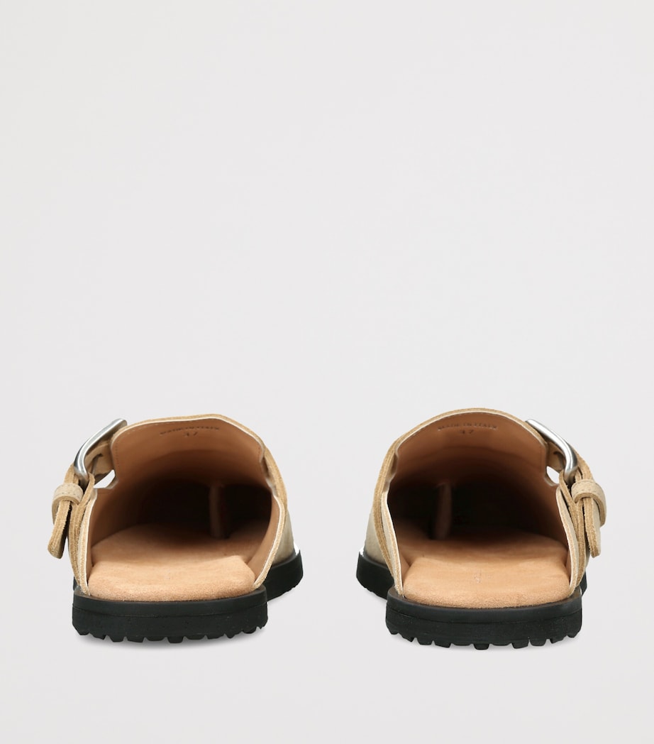 Maison Margiela Suede Tabi Daily Mules Khaki Image 2