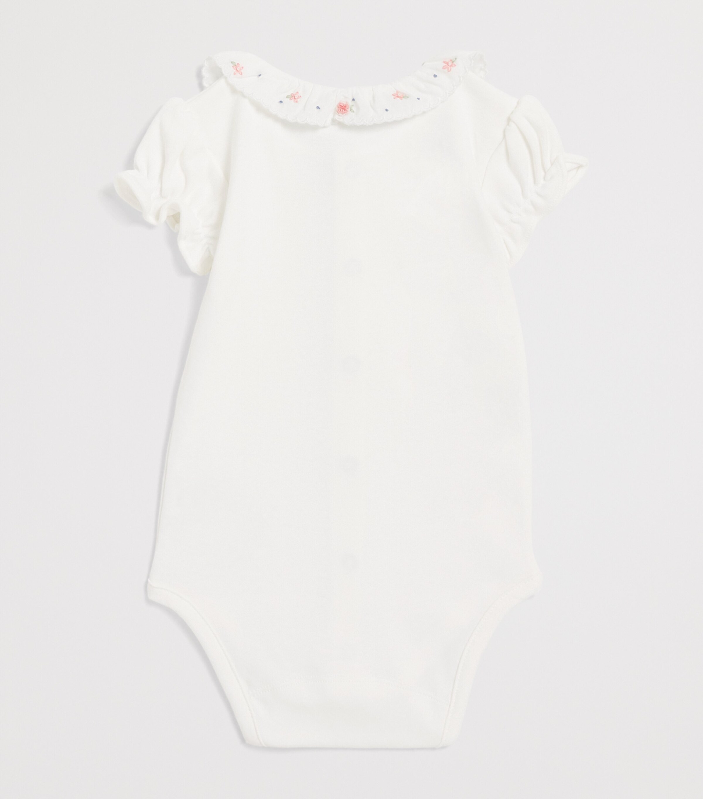Tartine et Chocolat Cotton Floral-Detail Bodysuit (1-24 Months) Image 2