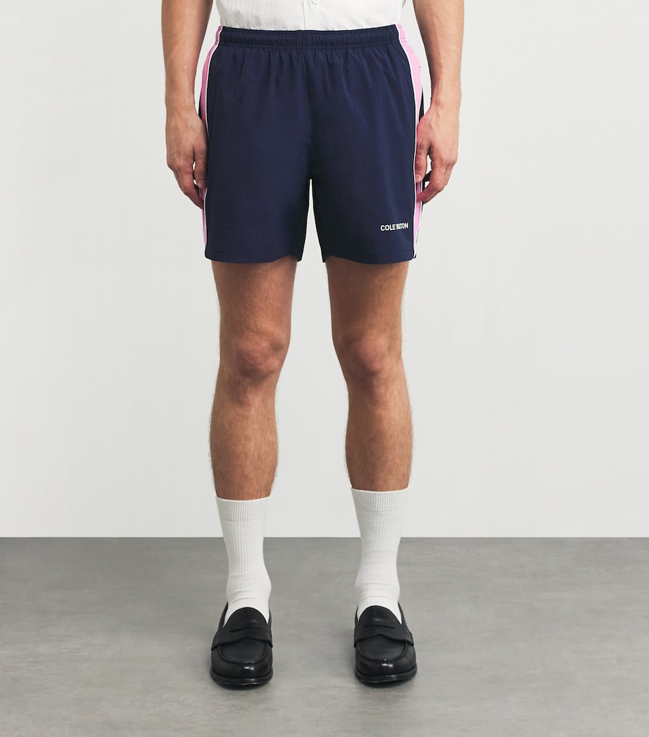 Stripe Track Shorts 050 BLUE/PINK Image 3