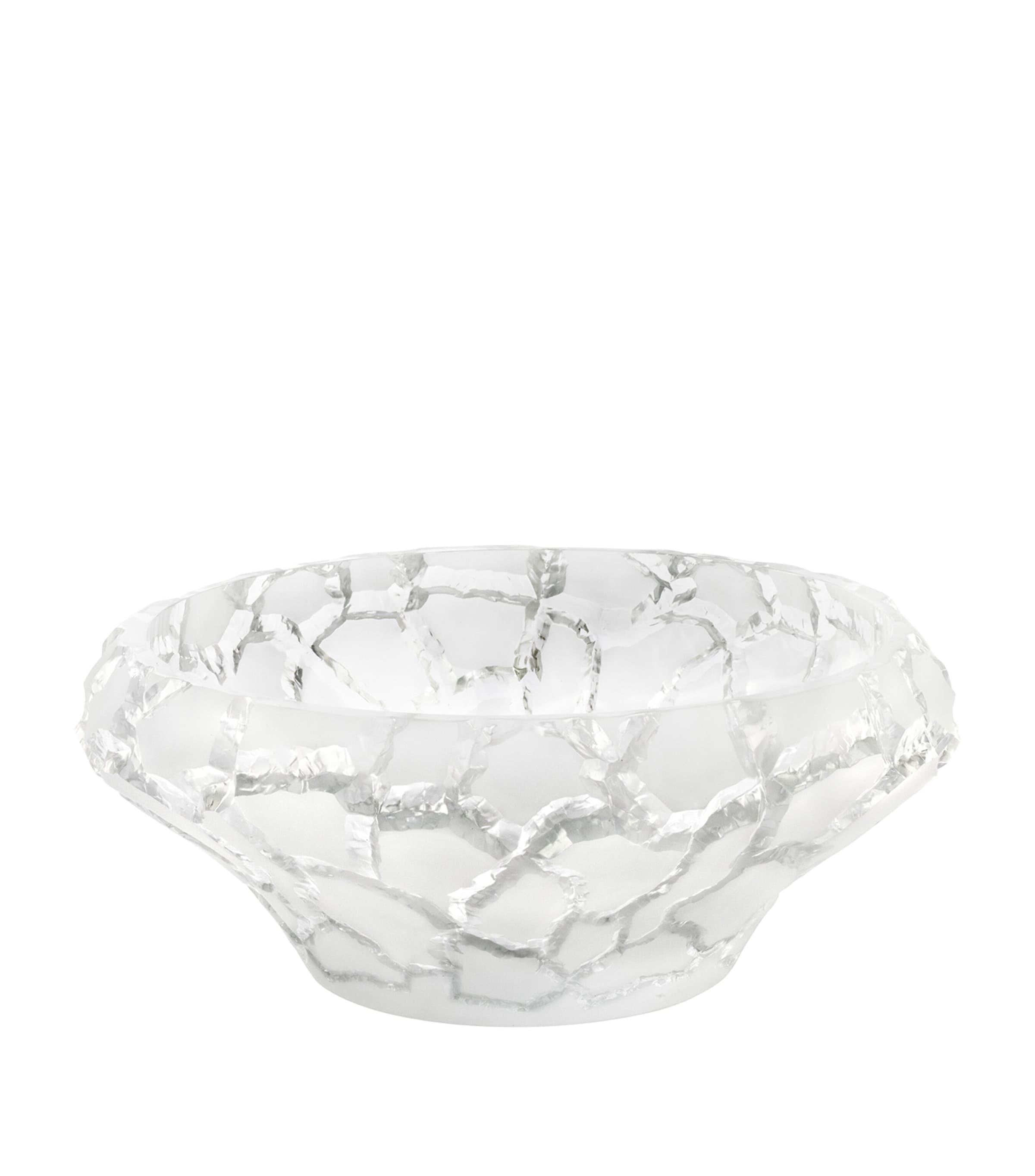 Lalique Crystal Caldera Bowl In Clear