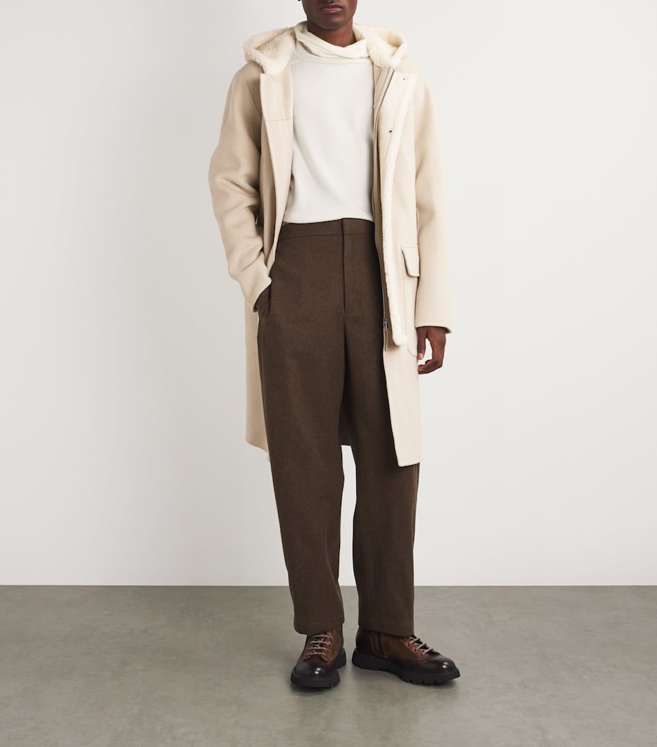 RWS Wool Abraham Coat TRENCH-NATURAL Image 2