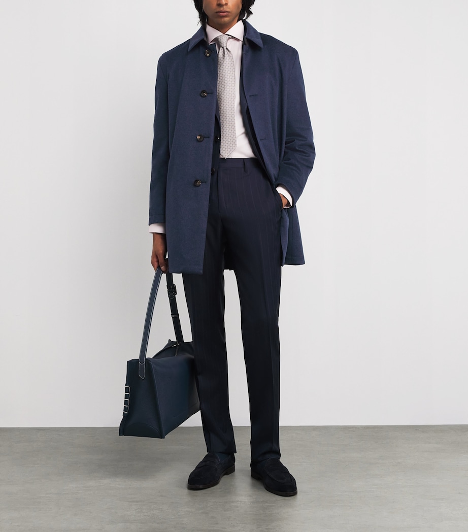 Cashmere Overcoat 574 BLUE Image 2