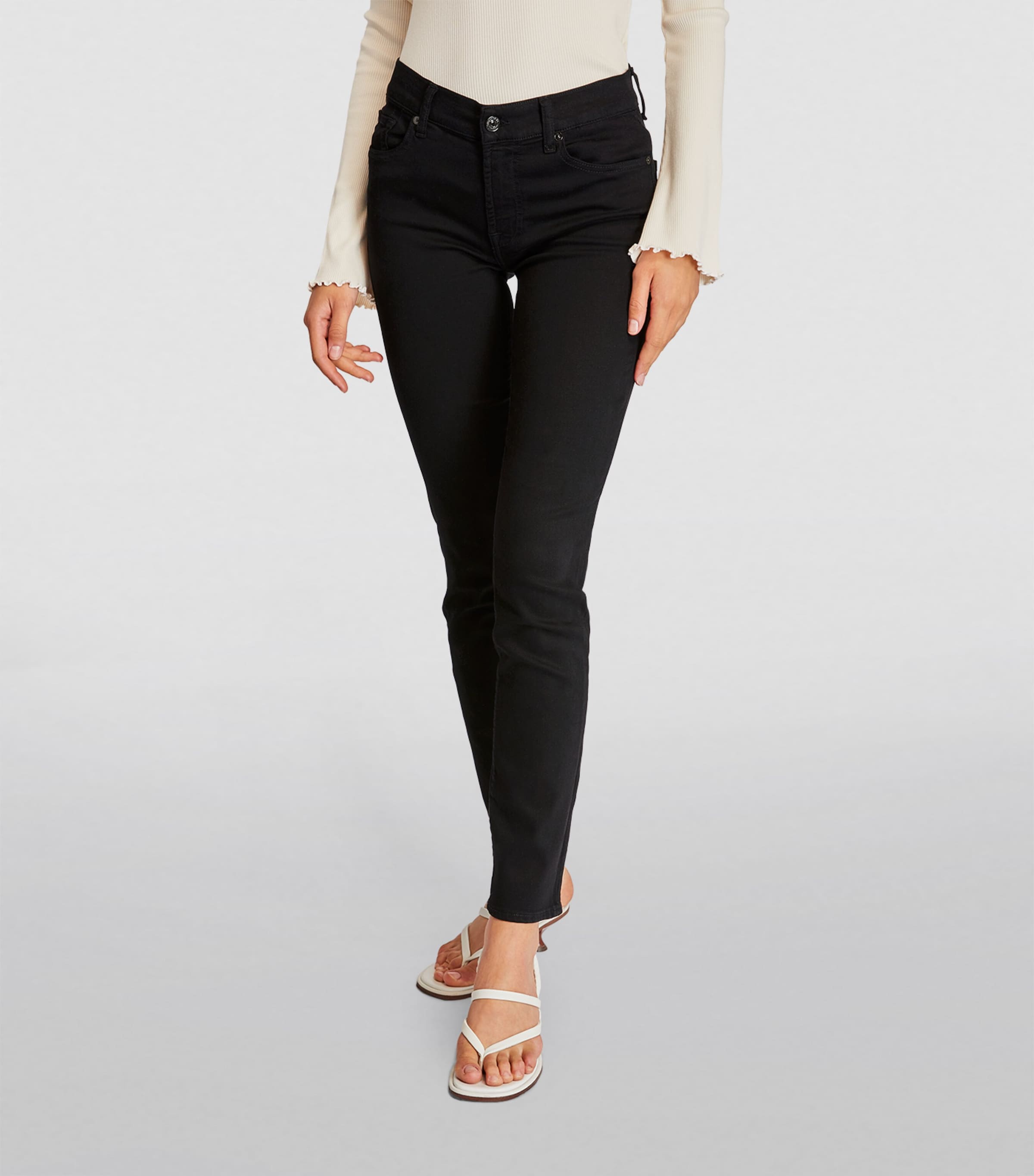 B(Air) Roxanne Slim Jeans BLACK Image 3
