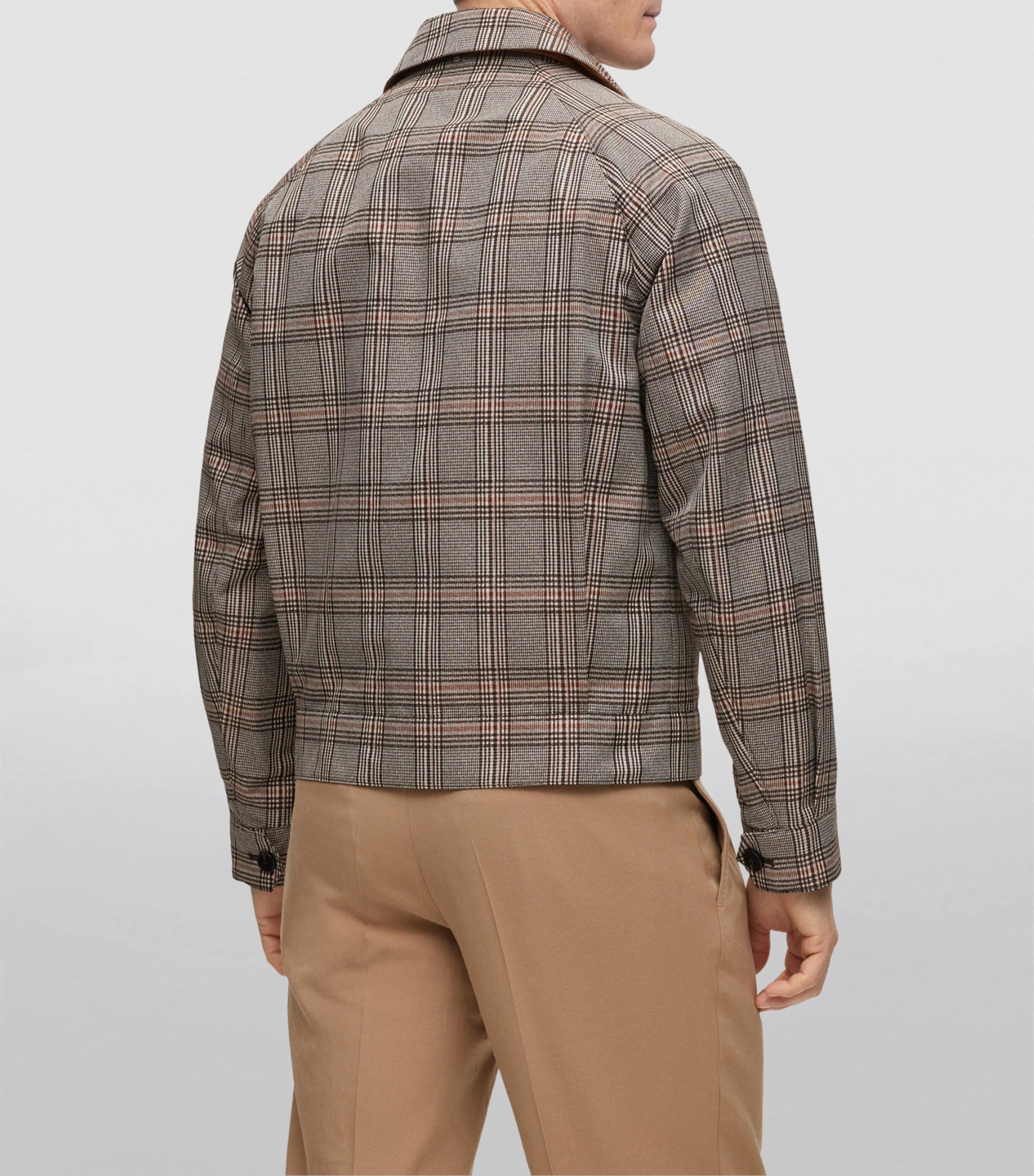 Reversible Water-Repellent Check Jacket 260 Image 4