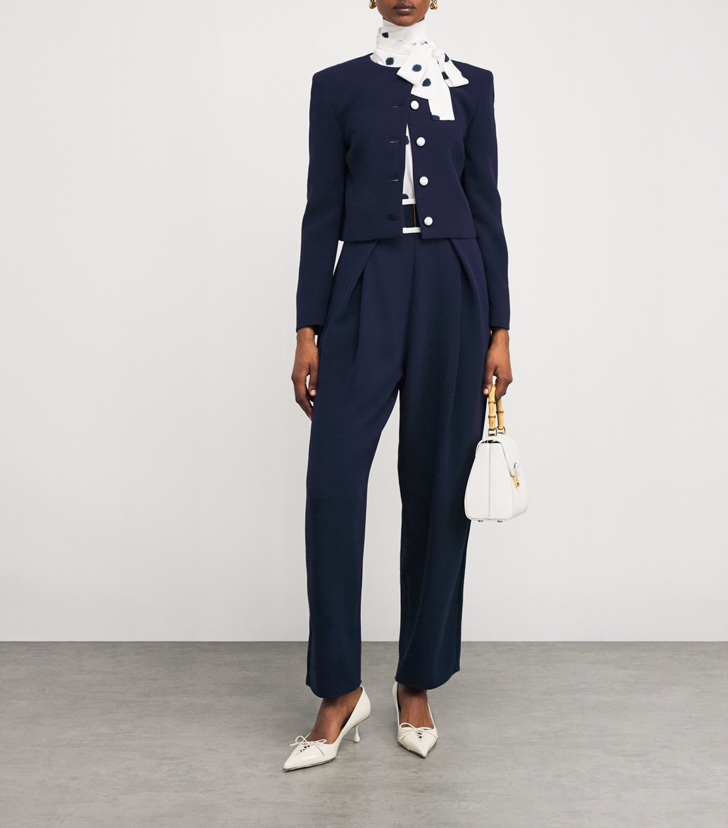 Plait High-Rise Trousers NAV Image 2