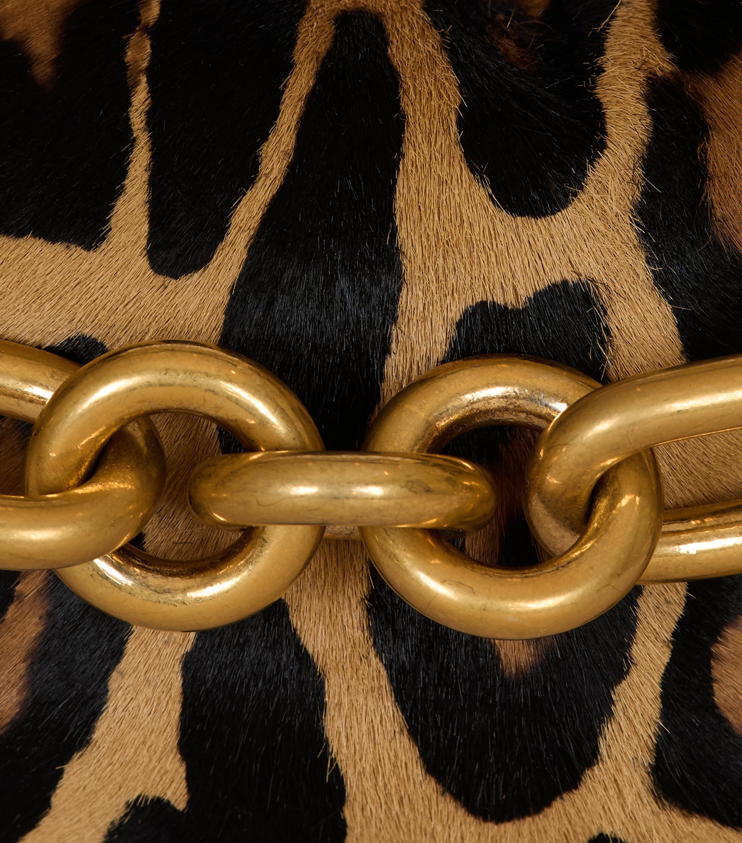 Medium Leopard Sync Shoulder Bag WKS MULTI/ NOIR Image 8