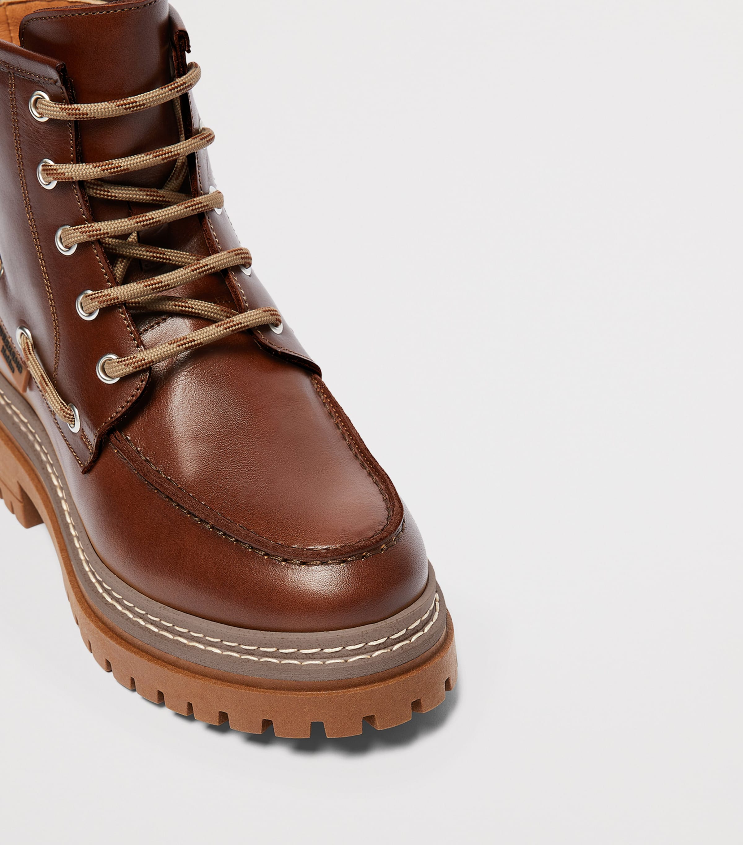 Weekend Max Mara Leather Ankle Boots Brown Image 5