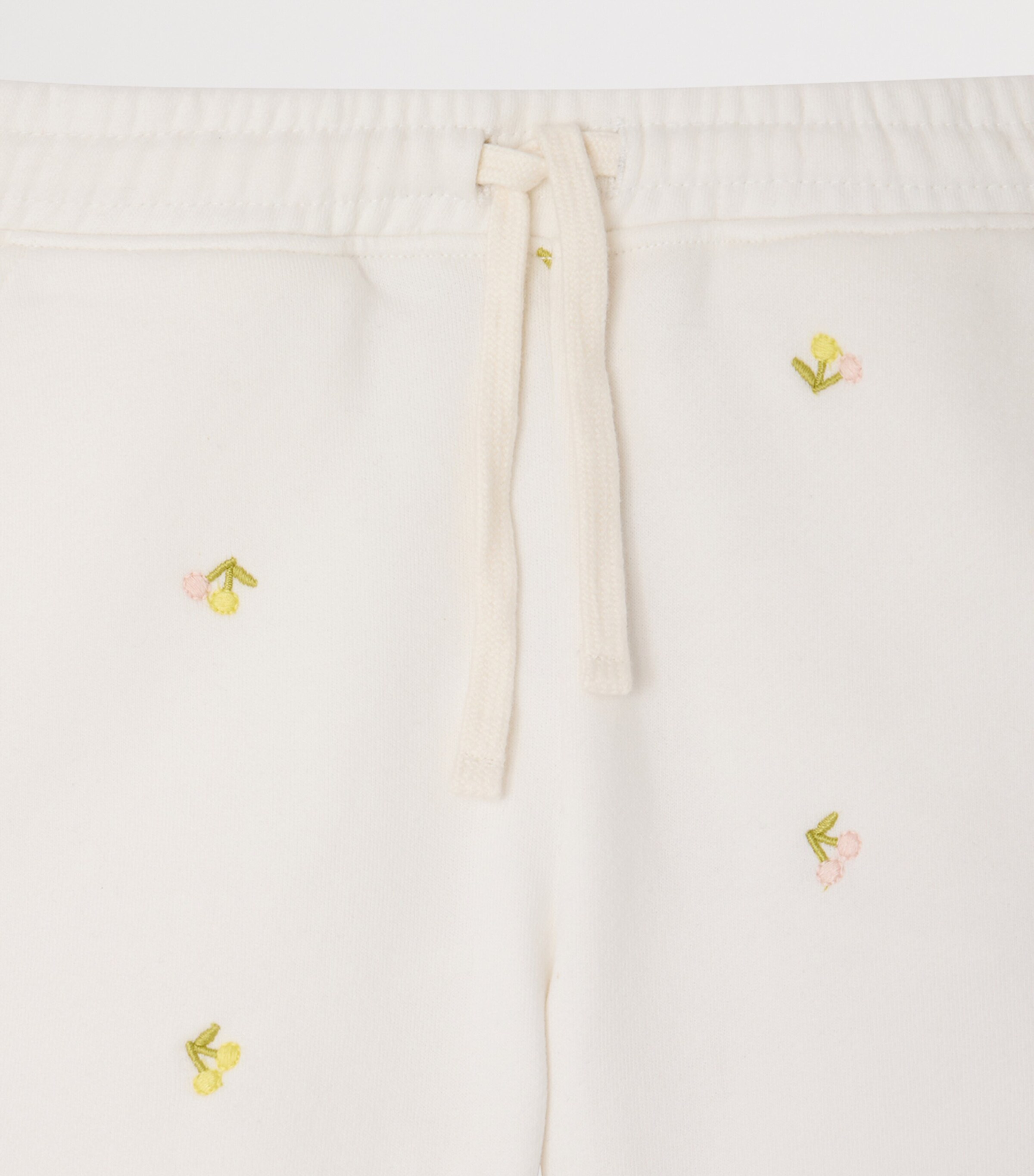 Jersey Cotton Logo Shorts (10-14 Years) IM ECRU Image 3