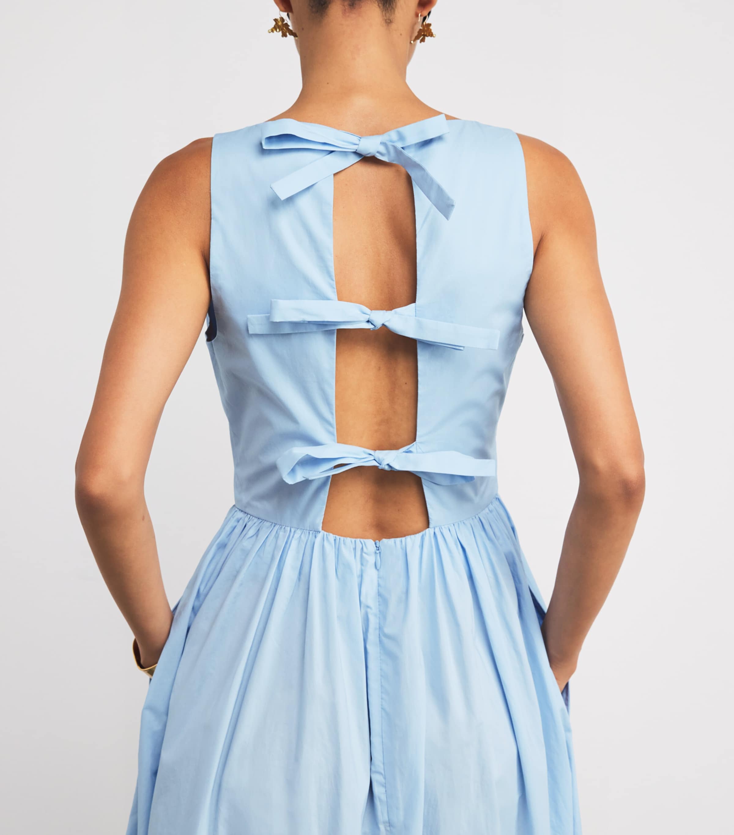 ワンピース Matteau Tie-back midi dress Tie Back Midi Dress - Black - Matteau