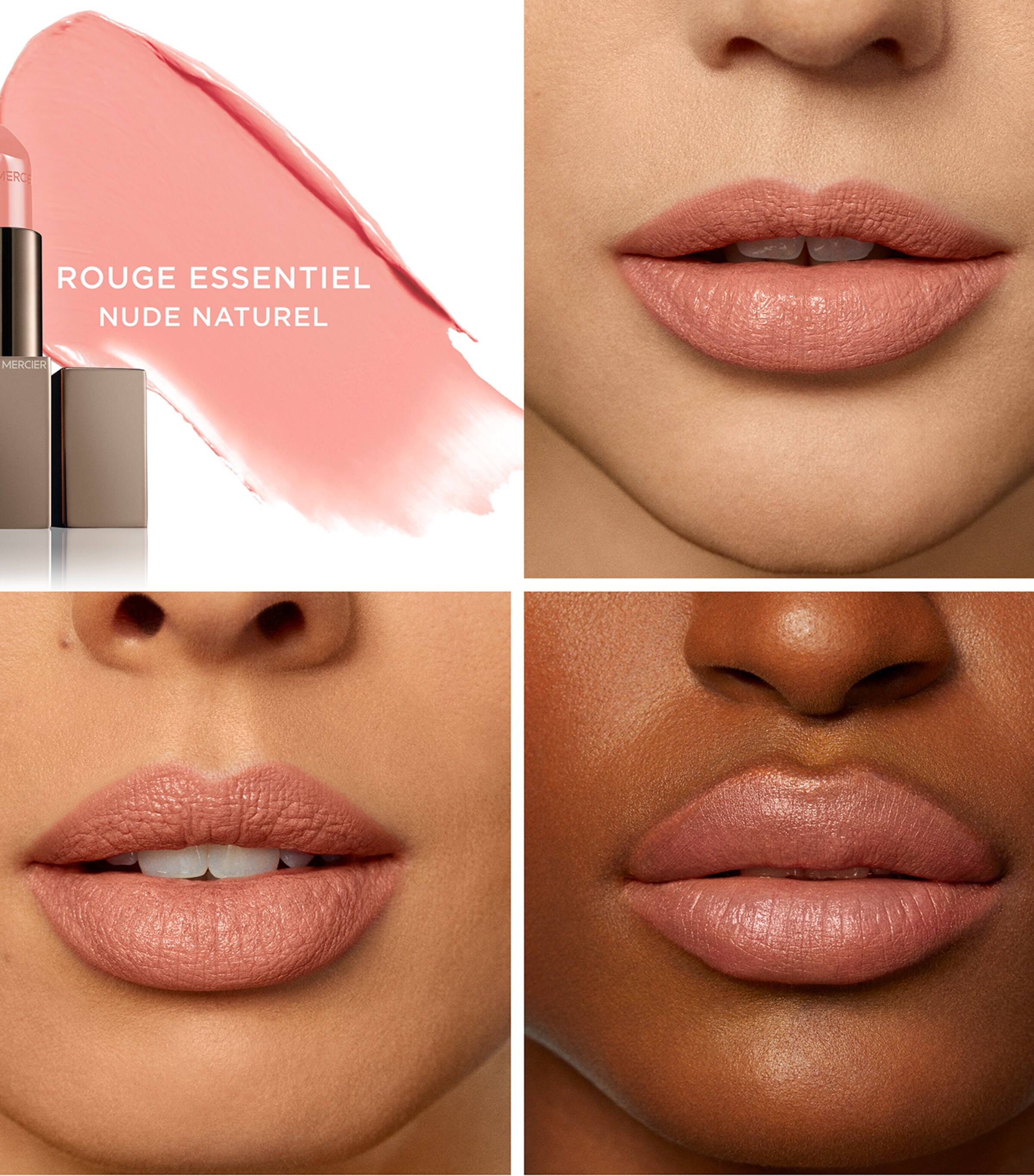 Laura Mercier Rouge Essentiel Silky Crème Lipstick Nude Naturel Image 3