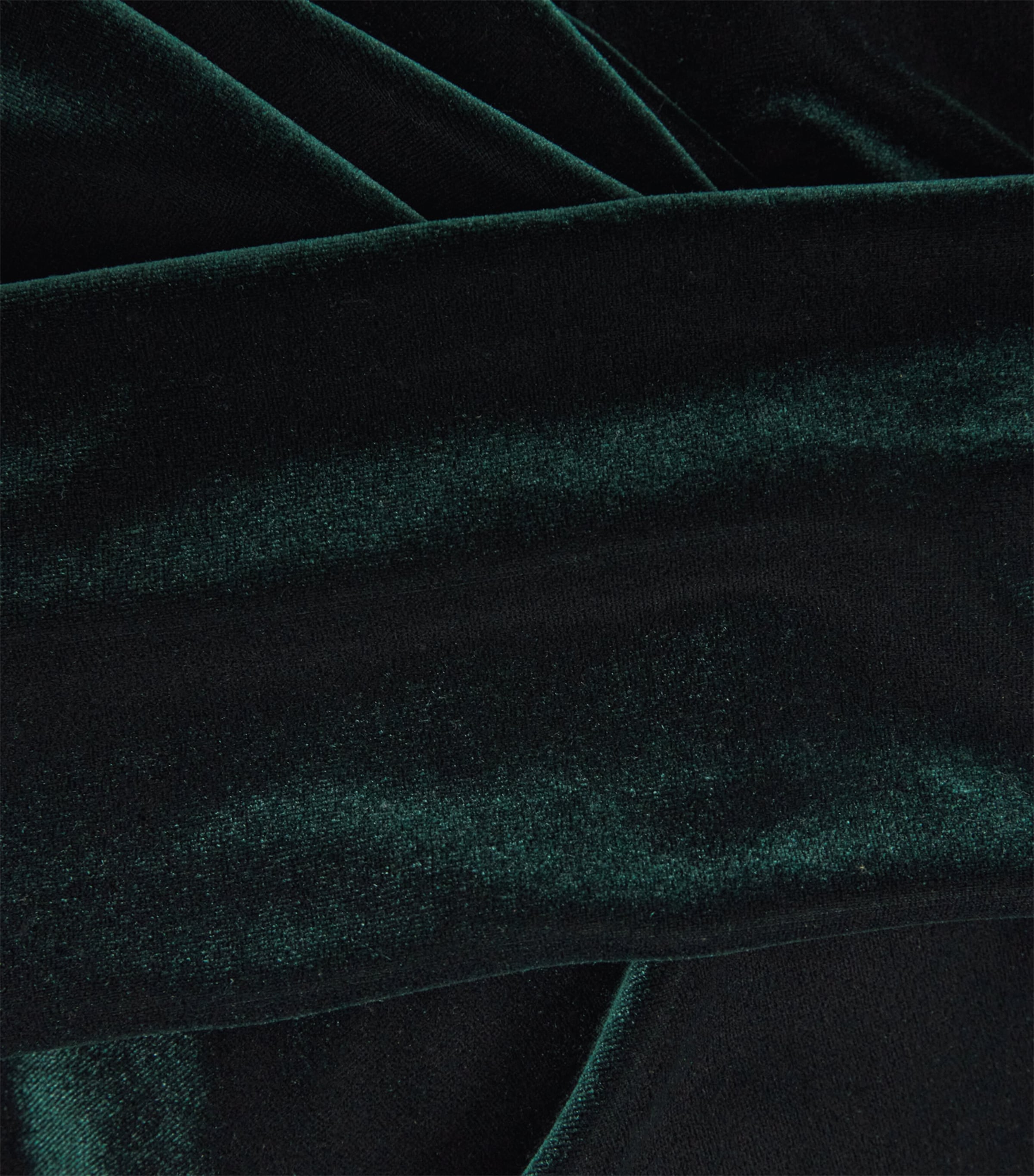 Talbot Runhof Womens Stretch-Velvet Draped Gown Hunter Green Image 6