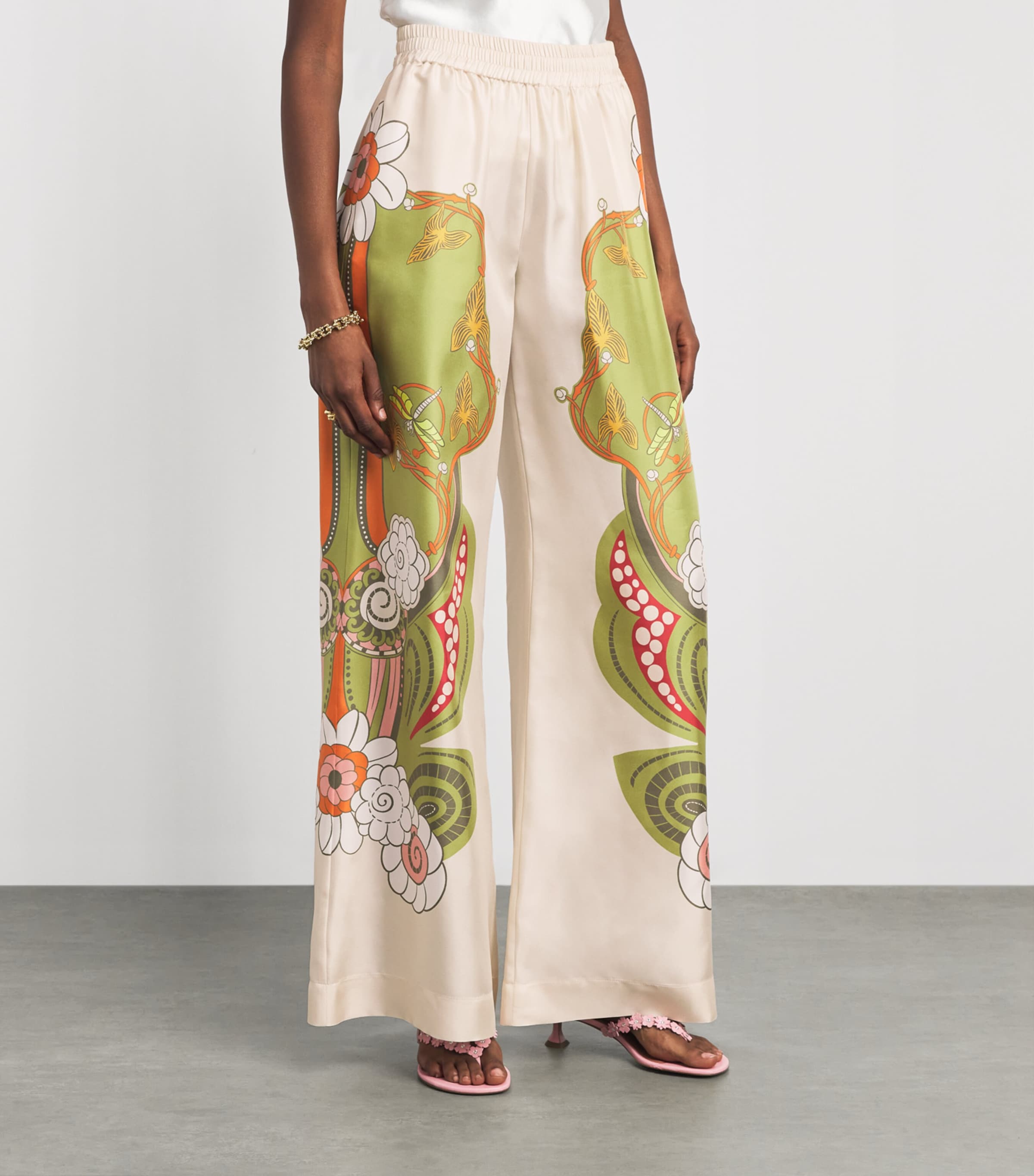 La Doublej Womens Ambrosia Placée Palazzo Trousers Ambrosia Placee Image 4