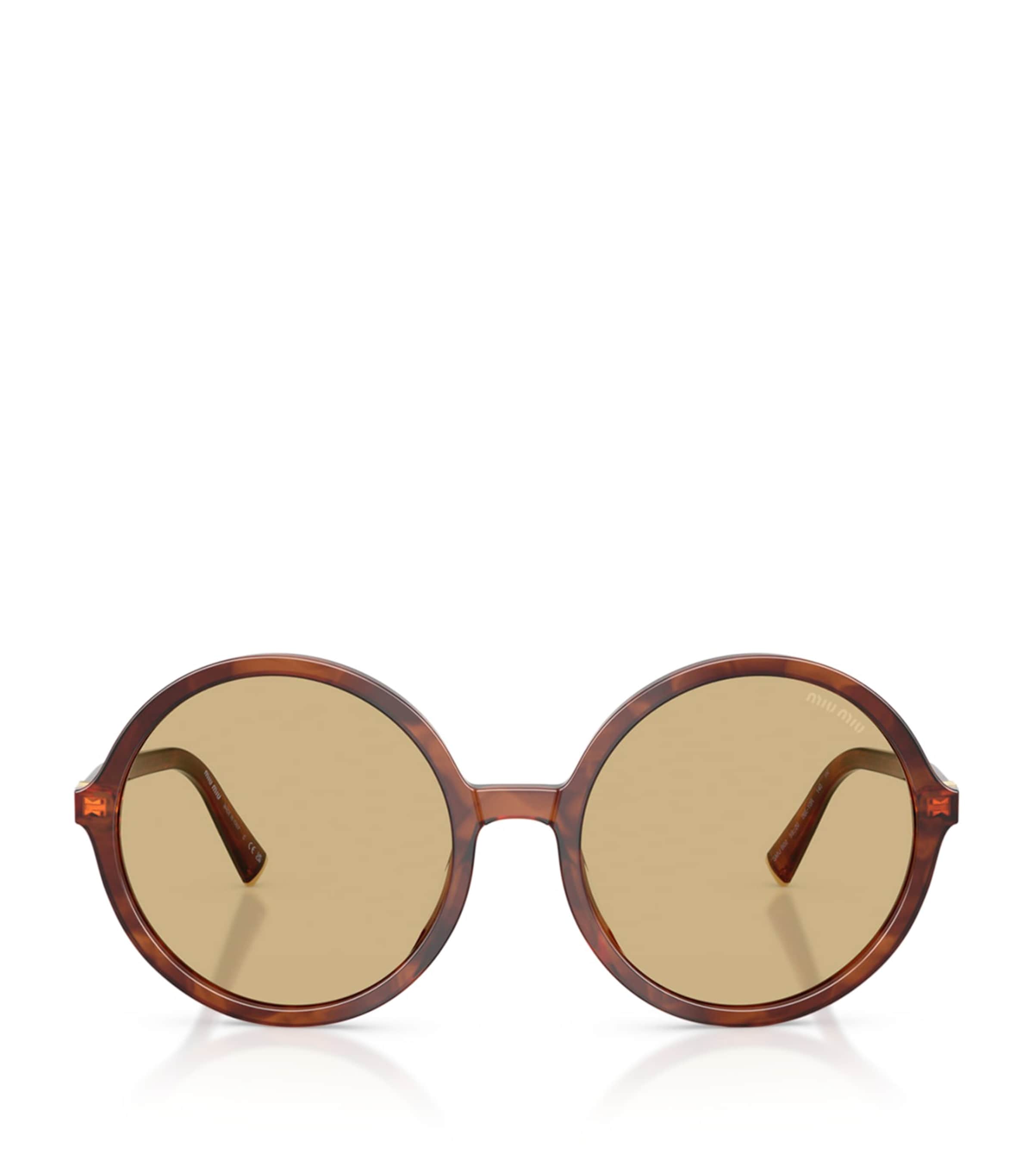 Acetate Oversized Round Sunglasses 26E10R Image 1