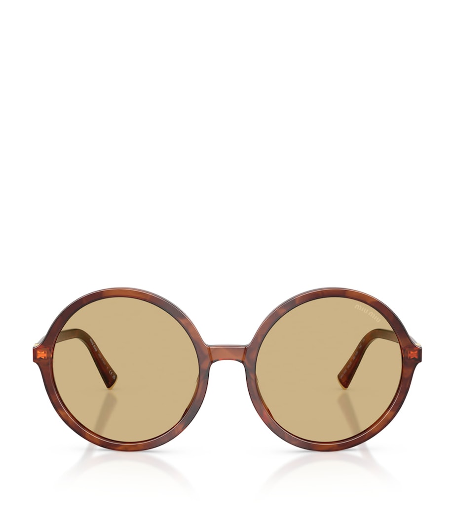 Acetate Oversized Round Sunglasses 26E10R Image 1