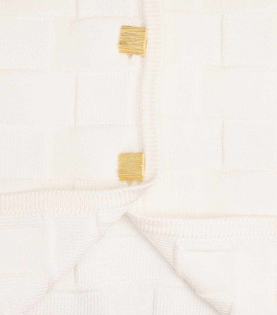 Knitted Uma Jacket WHITE Image 5