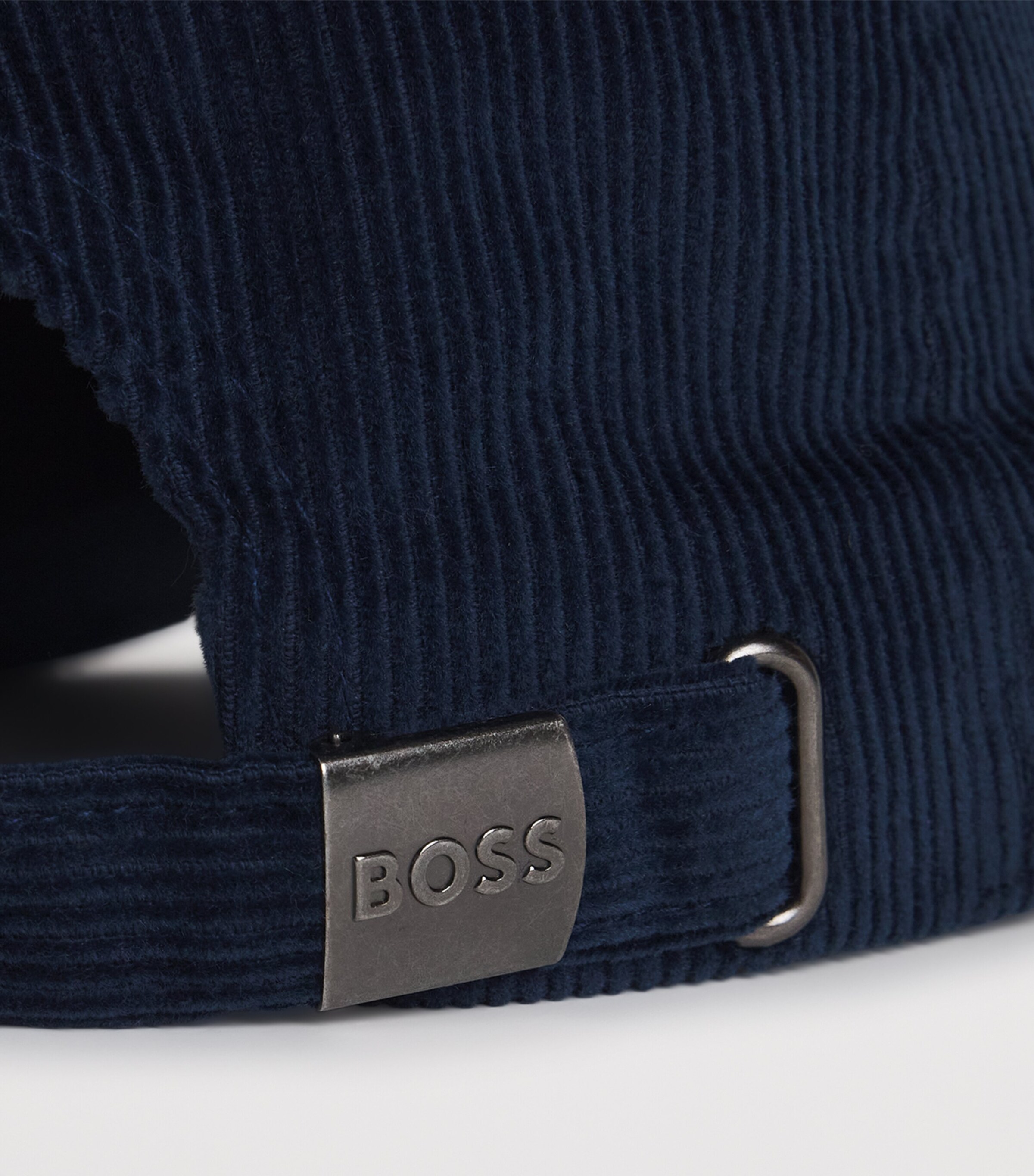 Corduroy Baseball Cap NAVY Image 4