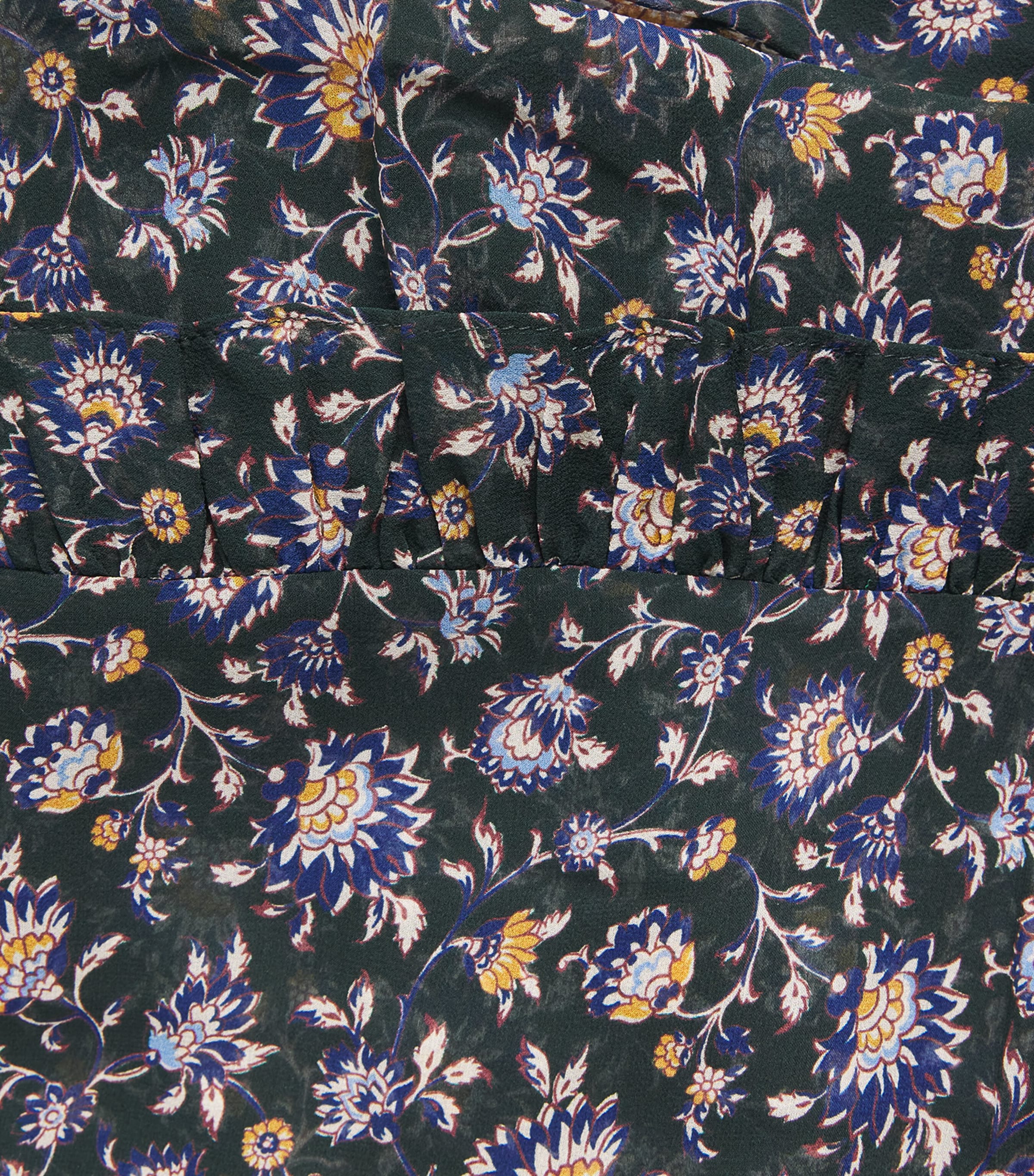 Silk Mick Maxi Dress G0714 HNTER GRN MLTI Image 5