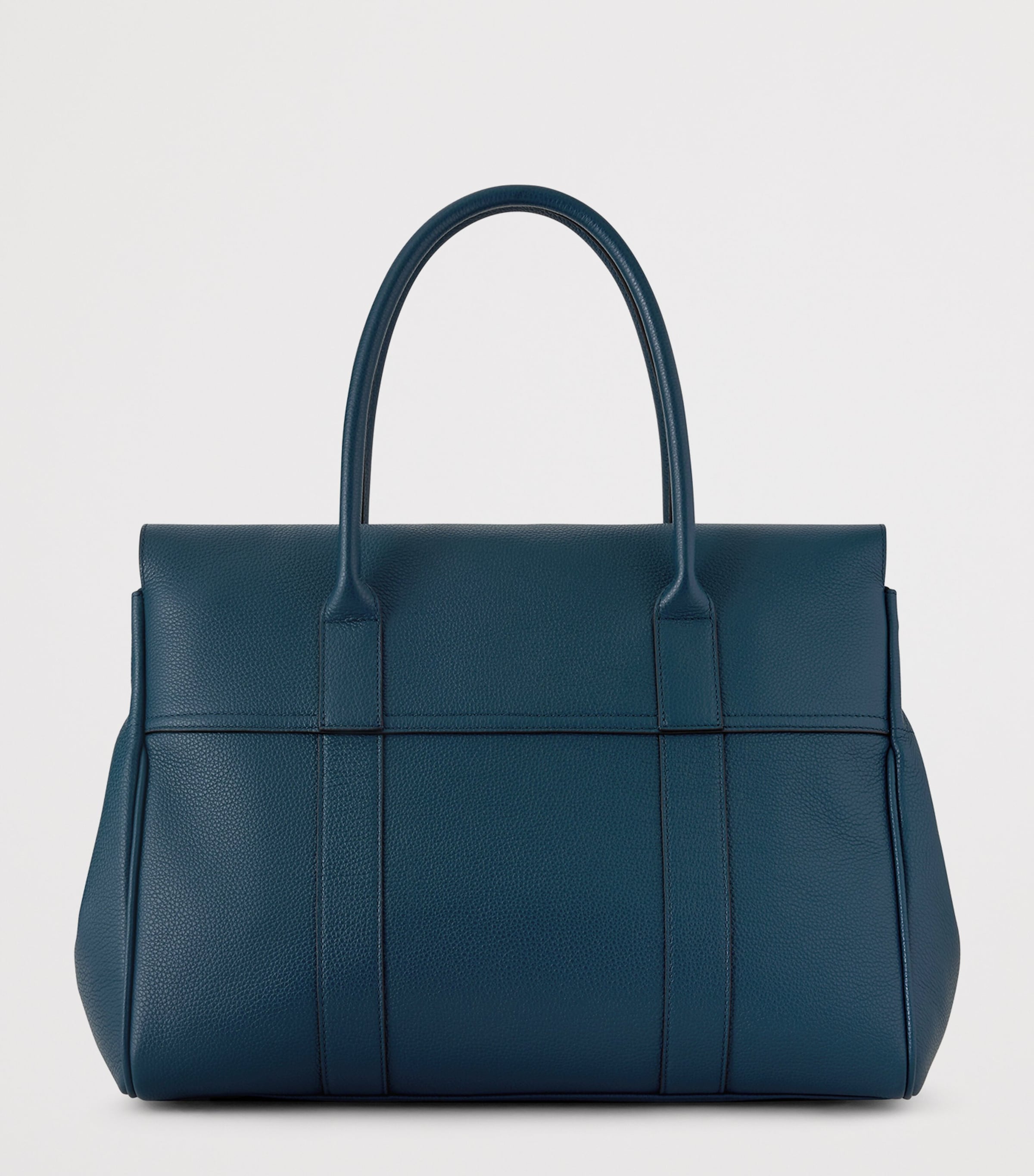Mulberry Womens Leather Bayswater Top-Handle Bag Out Of The Blue Image 5