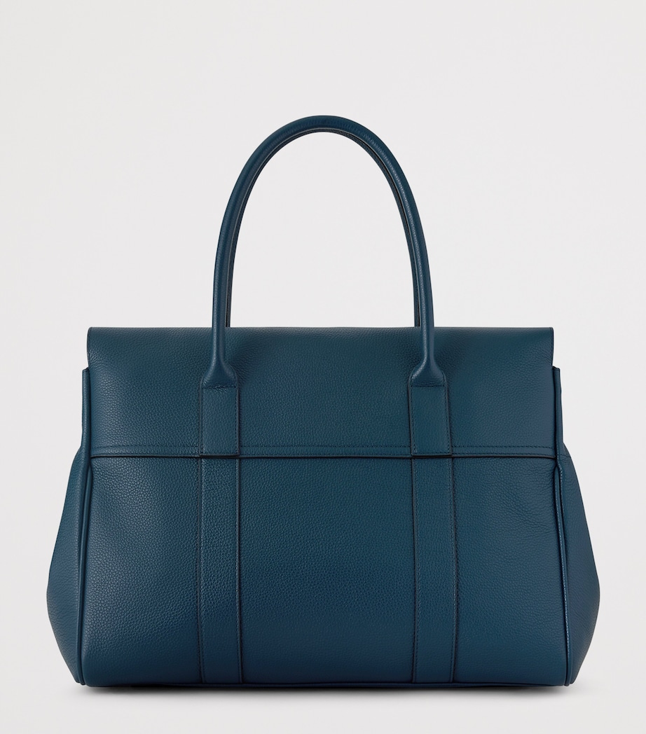 Mulberry Womens Leather Bayswater Top-Handle Bag Out Of The Blue Image 5