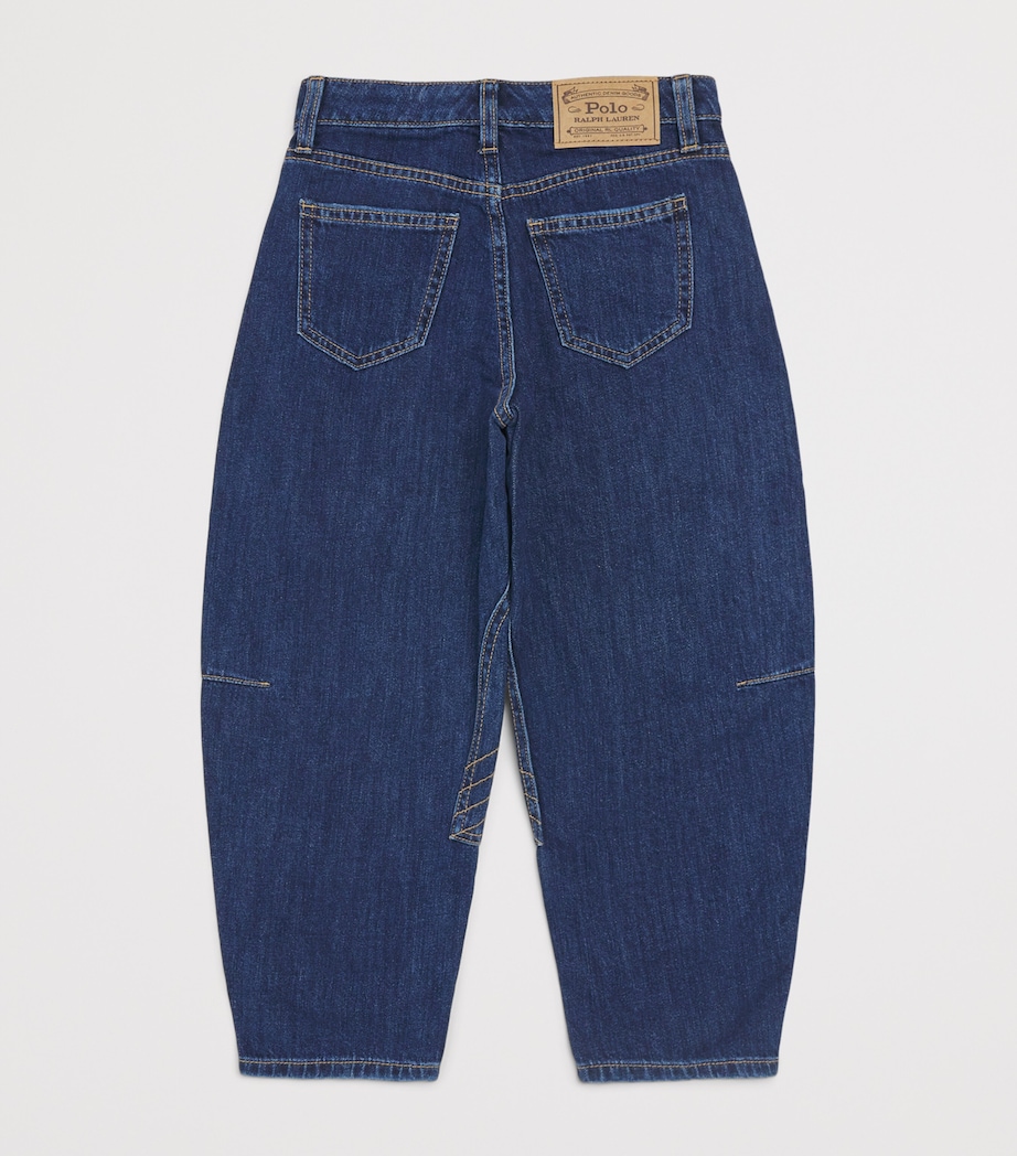 Ralph Lauren Kids Curved Tapered Jeans (7-16 Years) Lucero Wash Image 2
