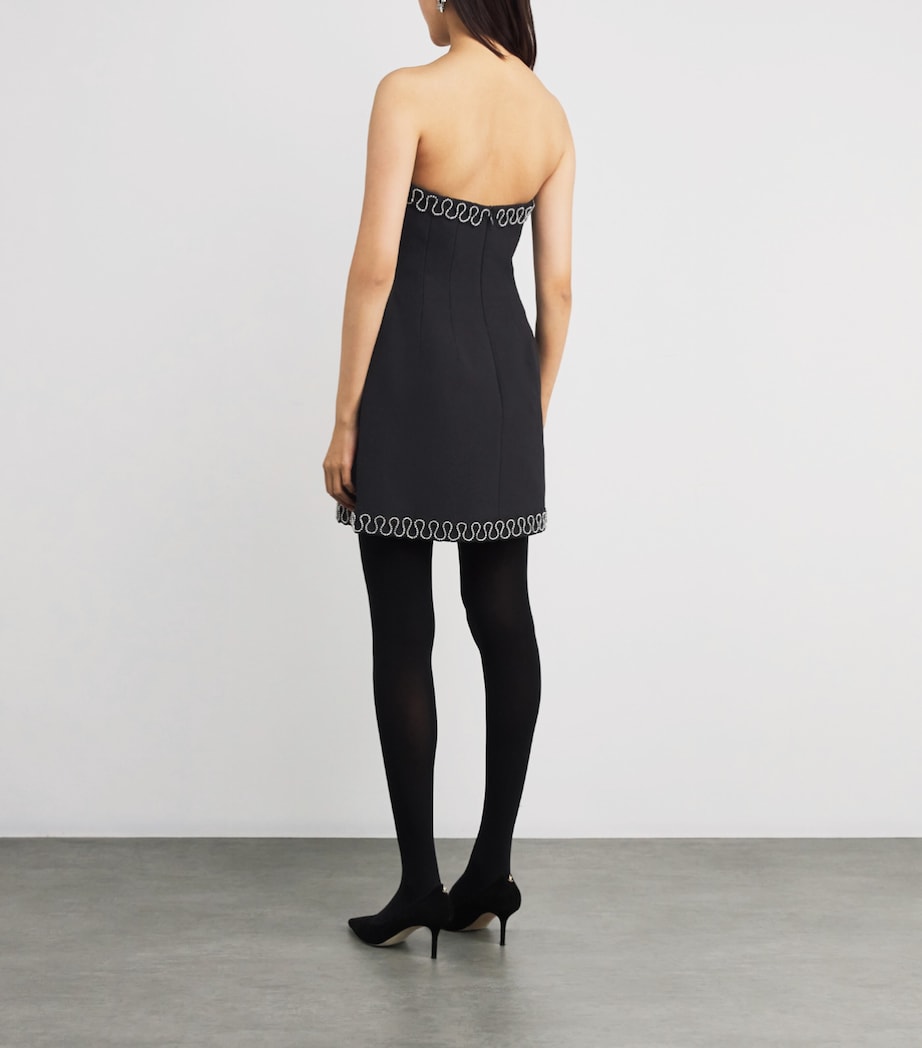 Embellished Nyx Mini Dress BLACK Image 3