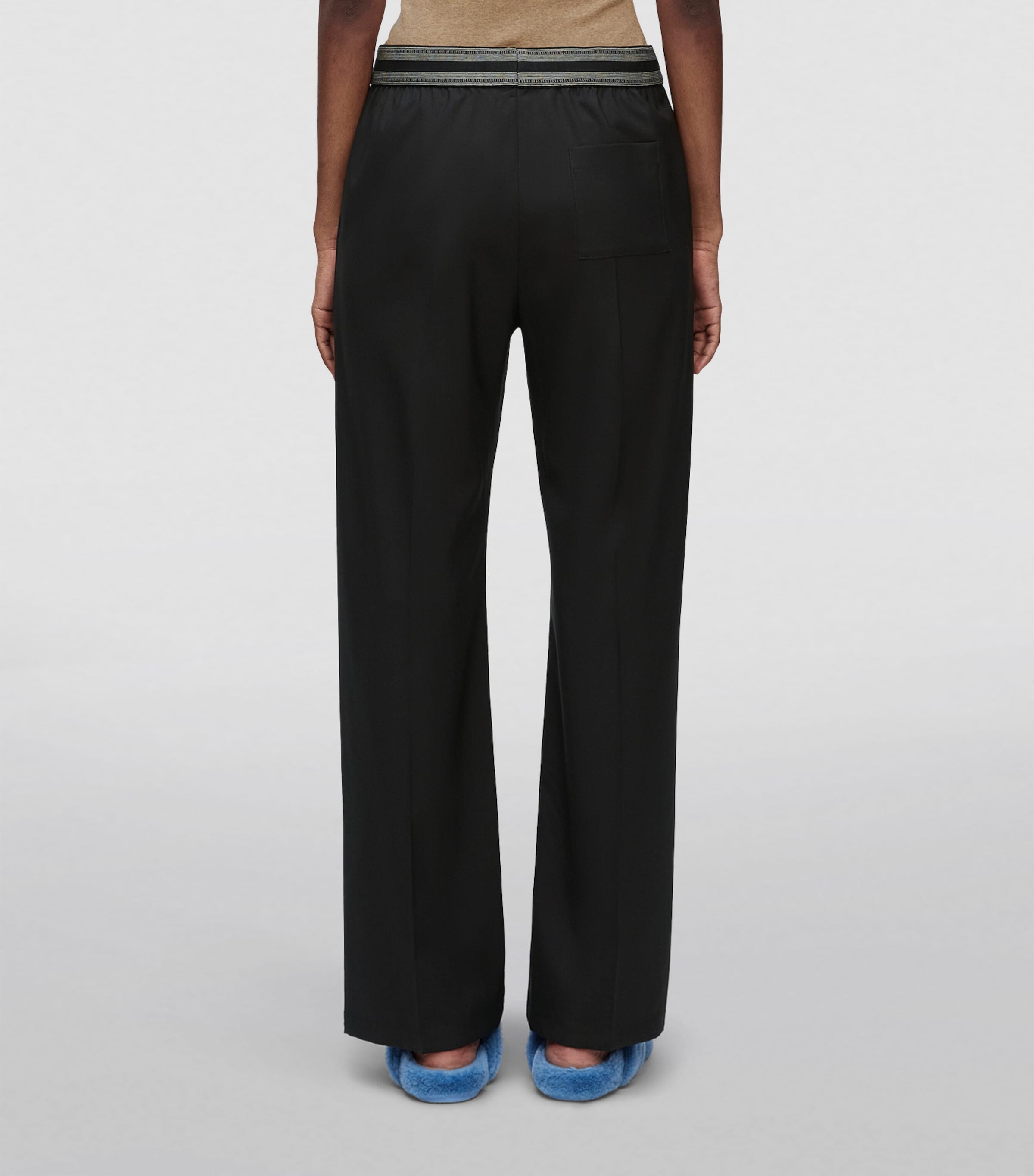Logo Track Pants BLACK Image 4