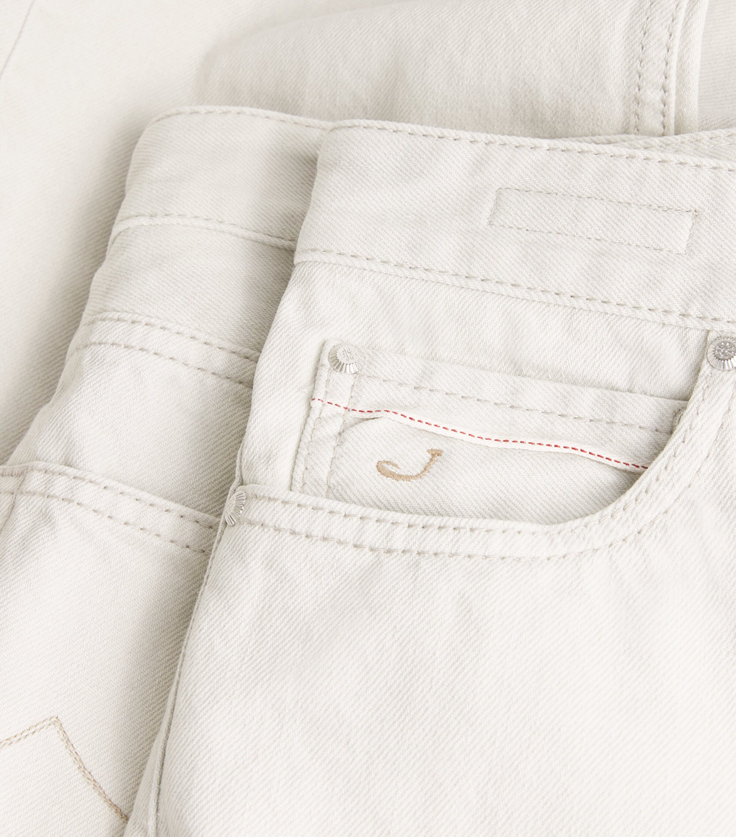 JACOB COHËN Mens Limited Edition Pony Hair-Patch Sean Relaxed Jeans Image 5
