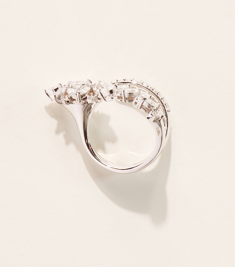 Yeprem White Gold and Diamond Y-Not Stackable Ring White Gold Image 5