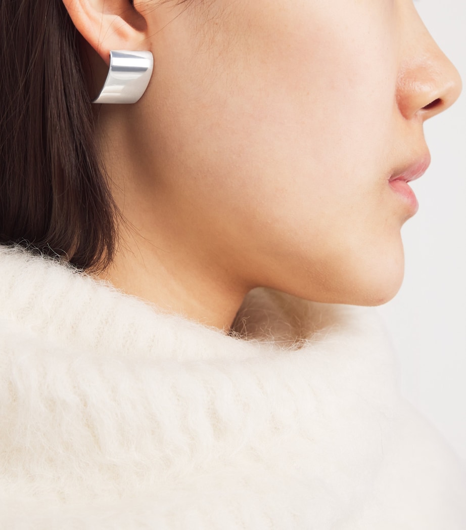 Sterling Silver The Sonya Stud Earrings SILVER Image 2