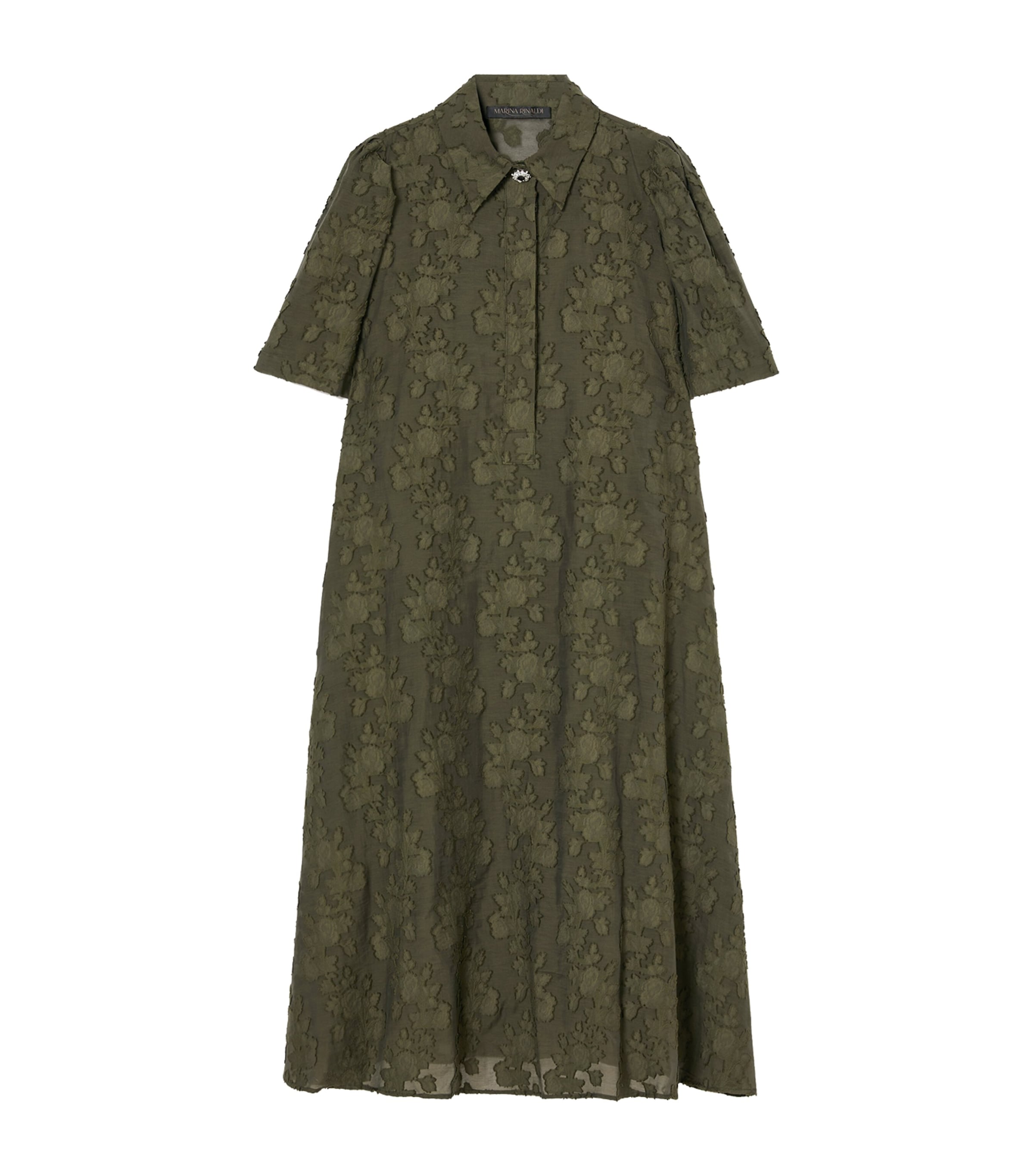MARINA RINALDI FIL COUPÉ ALAIN MIDI DRESS