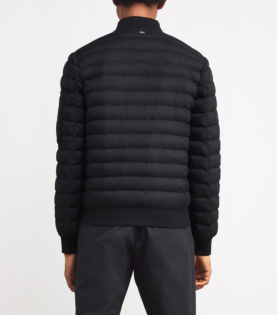 Padded Bomber Jacket 9300NERO Image 4