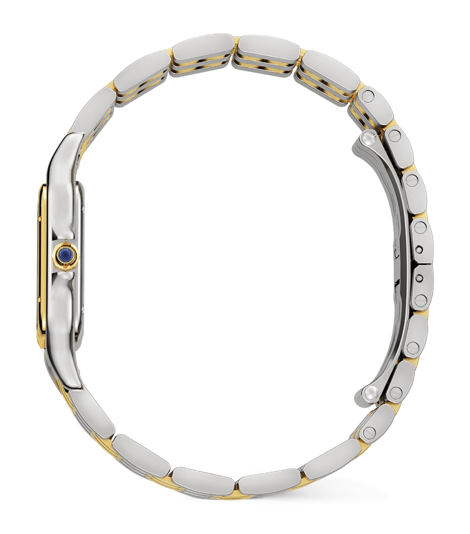 Cartier Medium Yellow Gold and Stainless Steel Panthère de Cartier Watch 27mm Grey Image 8
