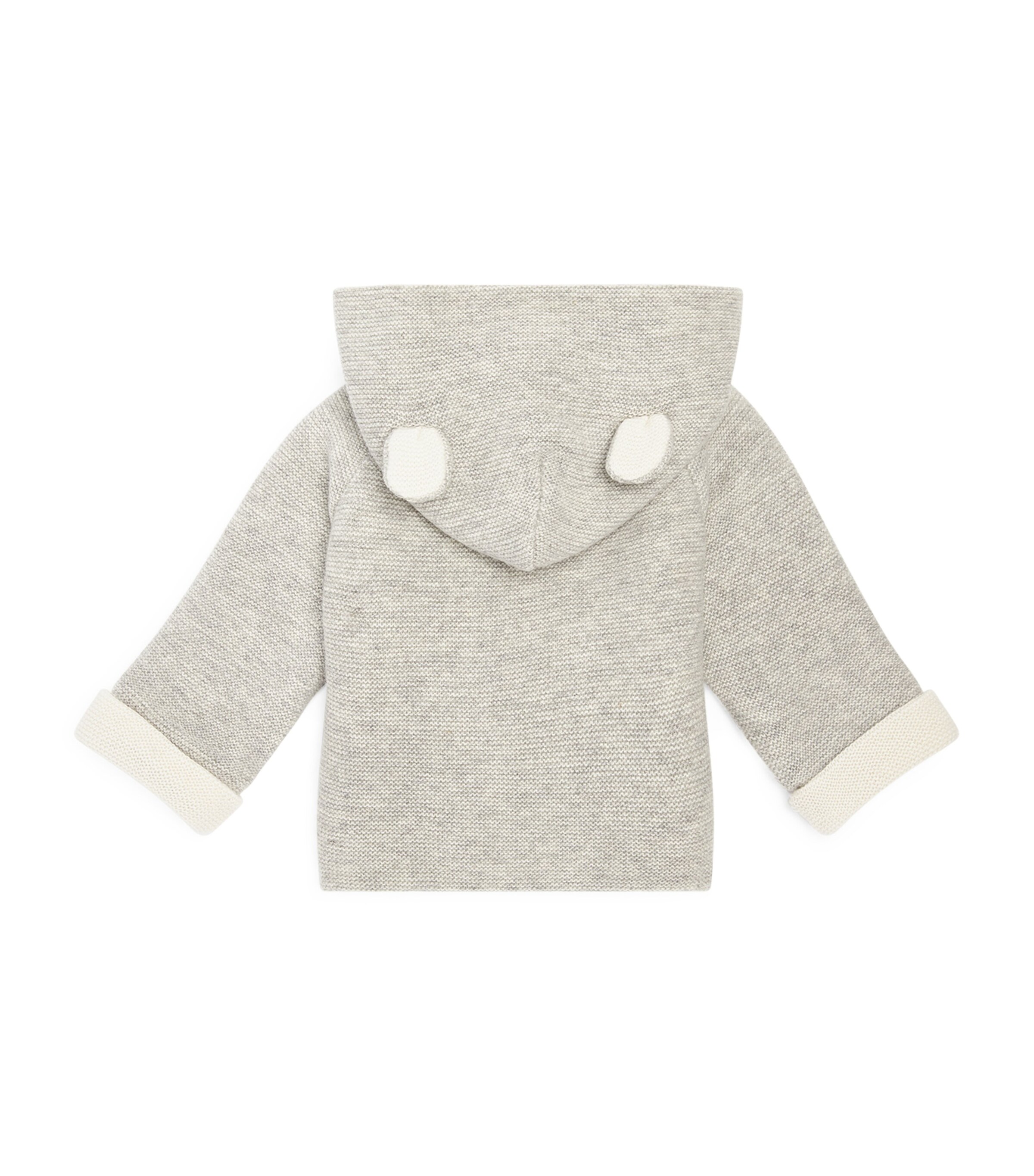 Teddy Coat (1-9 Months) GREY MARL Image 3