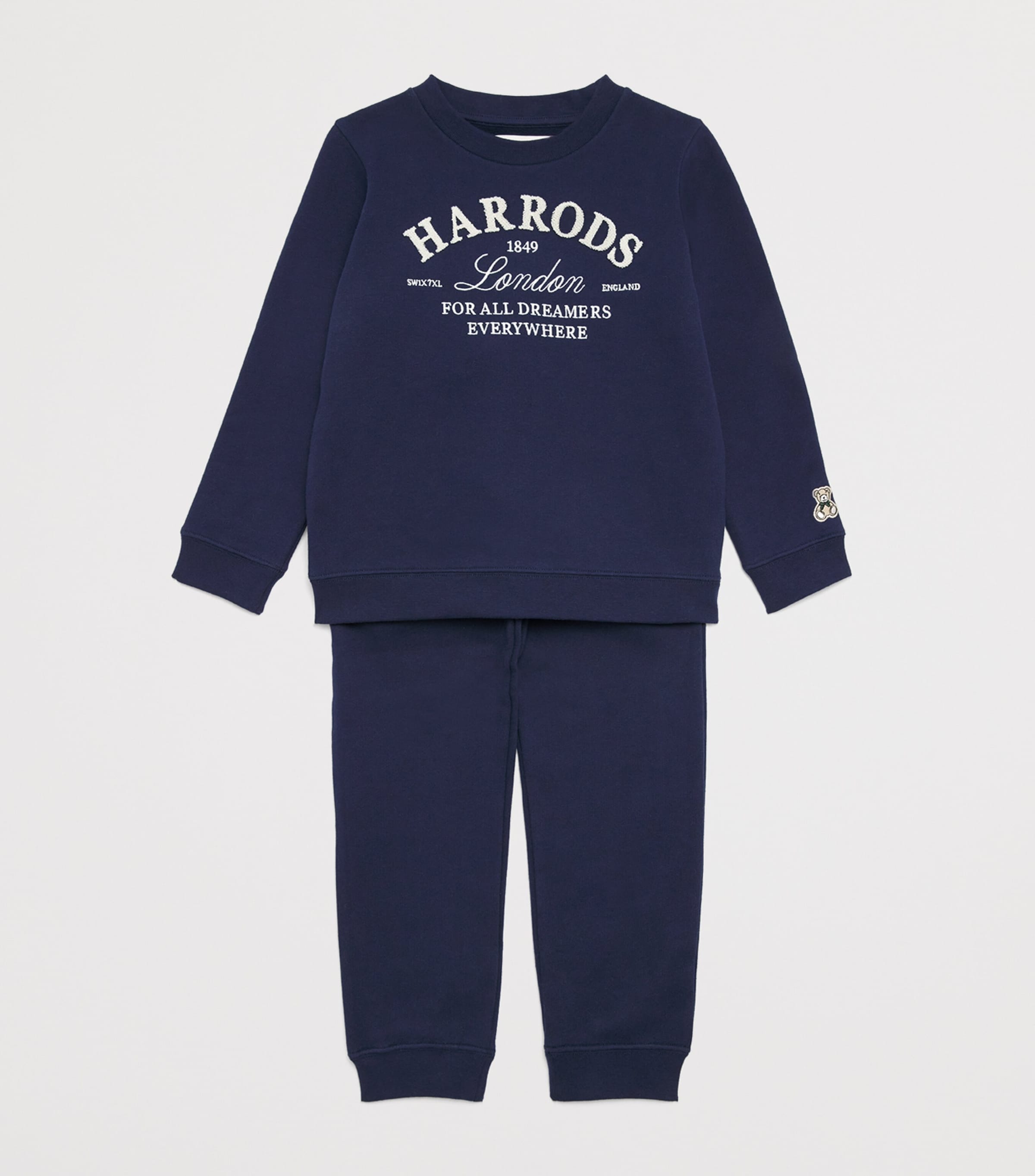 Cotton Logo Sweatshirt (2-8 Years) NAVY Image 3