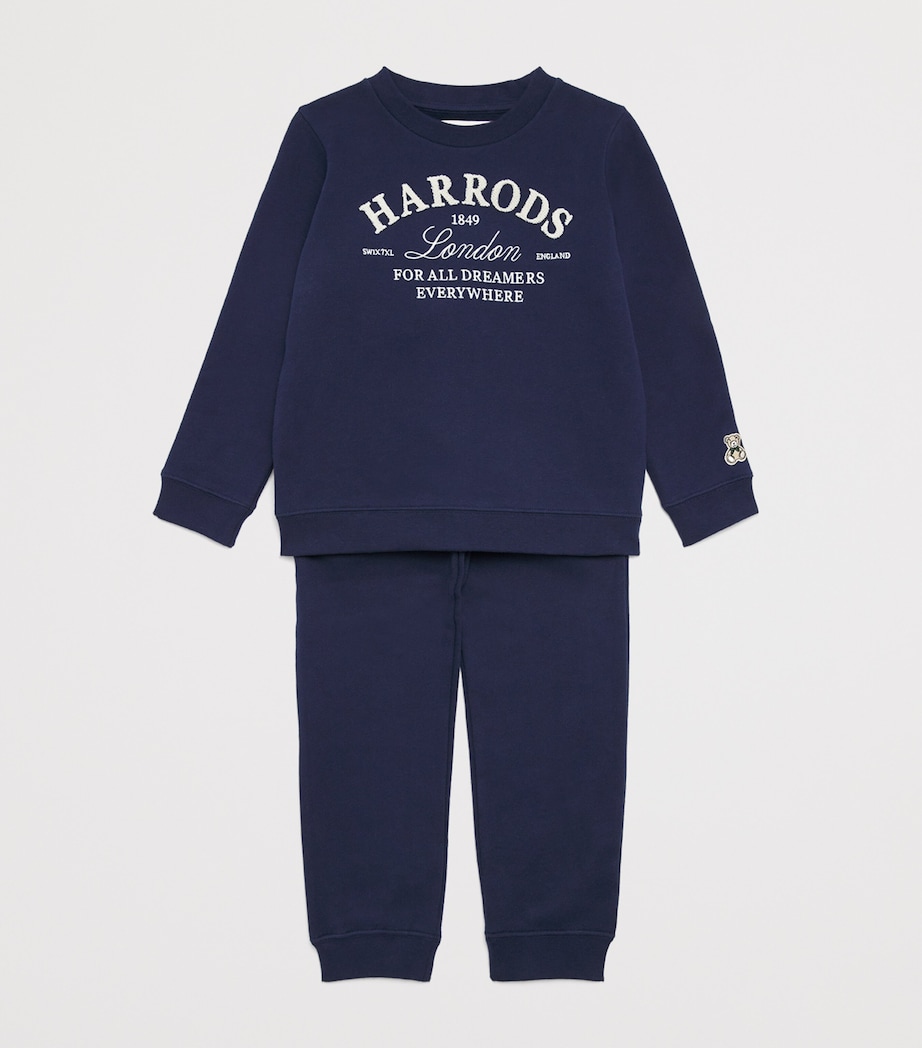 Cotton Logo Sweatshirt (2-8 Years) NAVY Image 3