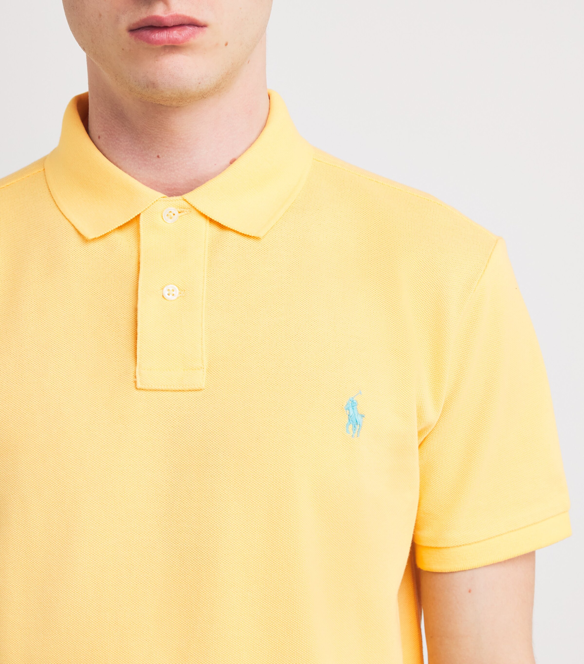 Polo Pony Polo Shirt CORN YELLOW Image 6
