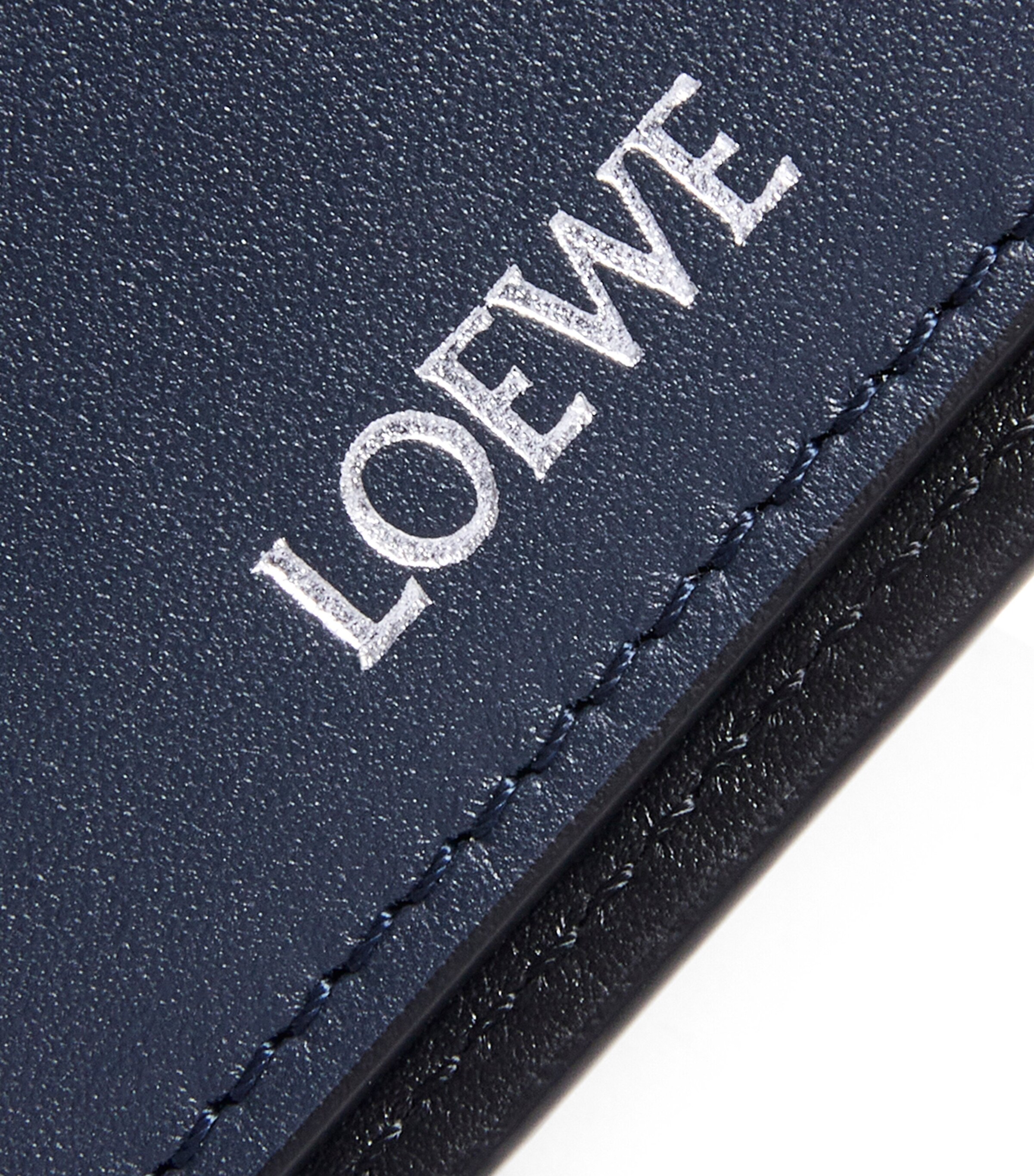 LOEWE Leather Bi-Fold Card Holder Deep Navy/black Image 5