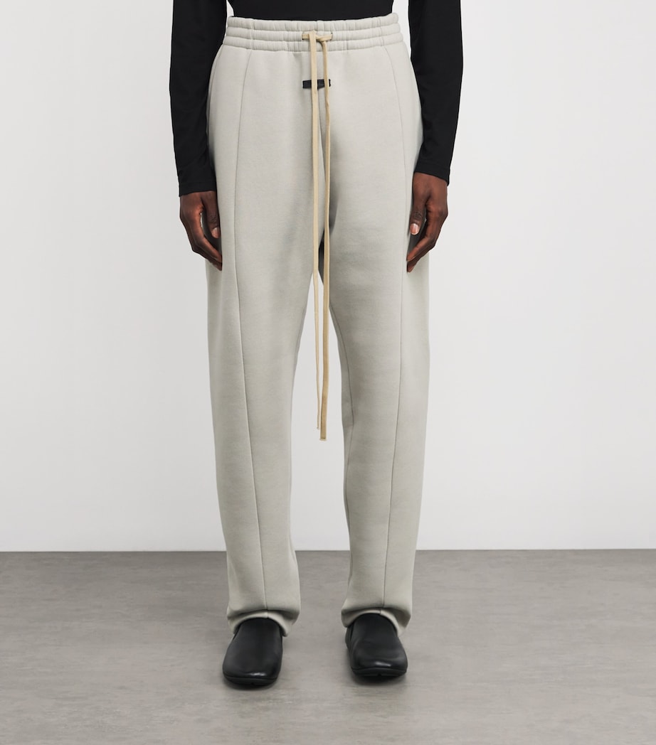 Fear Of God Mens Cotton-Blend Fleece Sweatpants Dove Grey Image 3