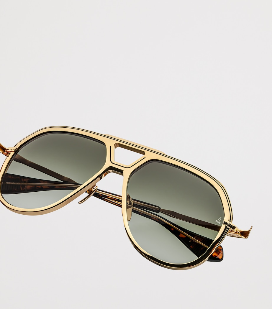 Titanium Aviator Lockheed Sunglasses 17K-AUTUMN Image 4