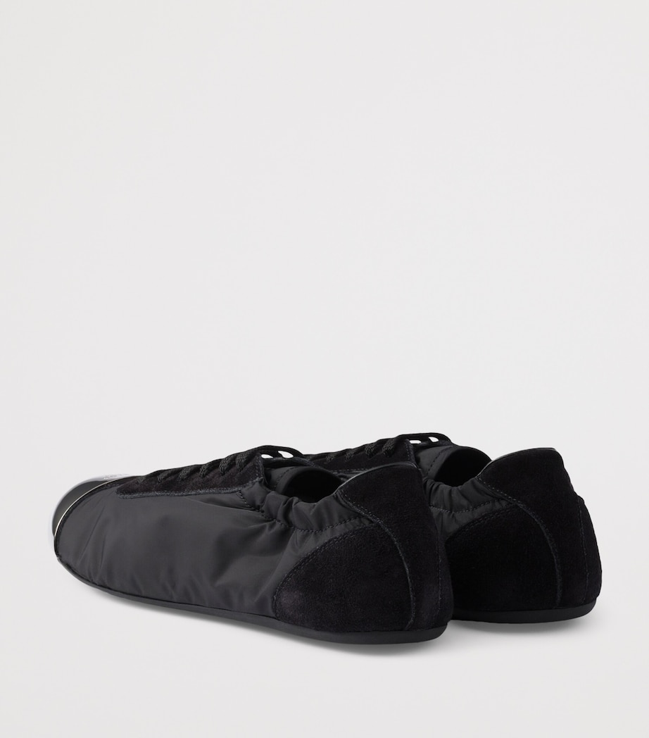 Suede-Re-Nylon-Metal Collapse Sneakers F0002 Image 4