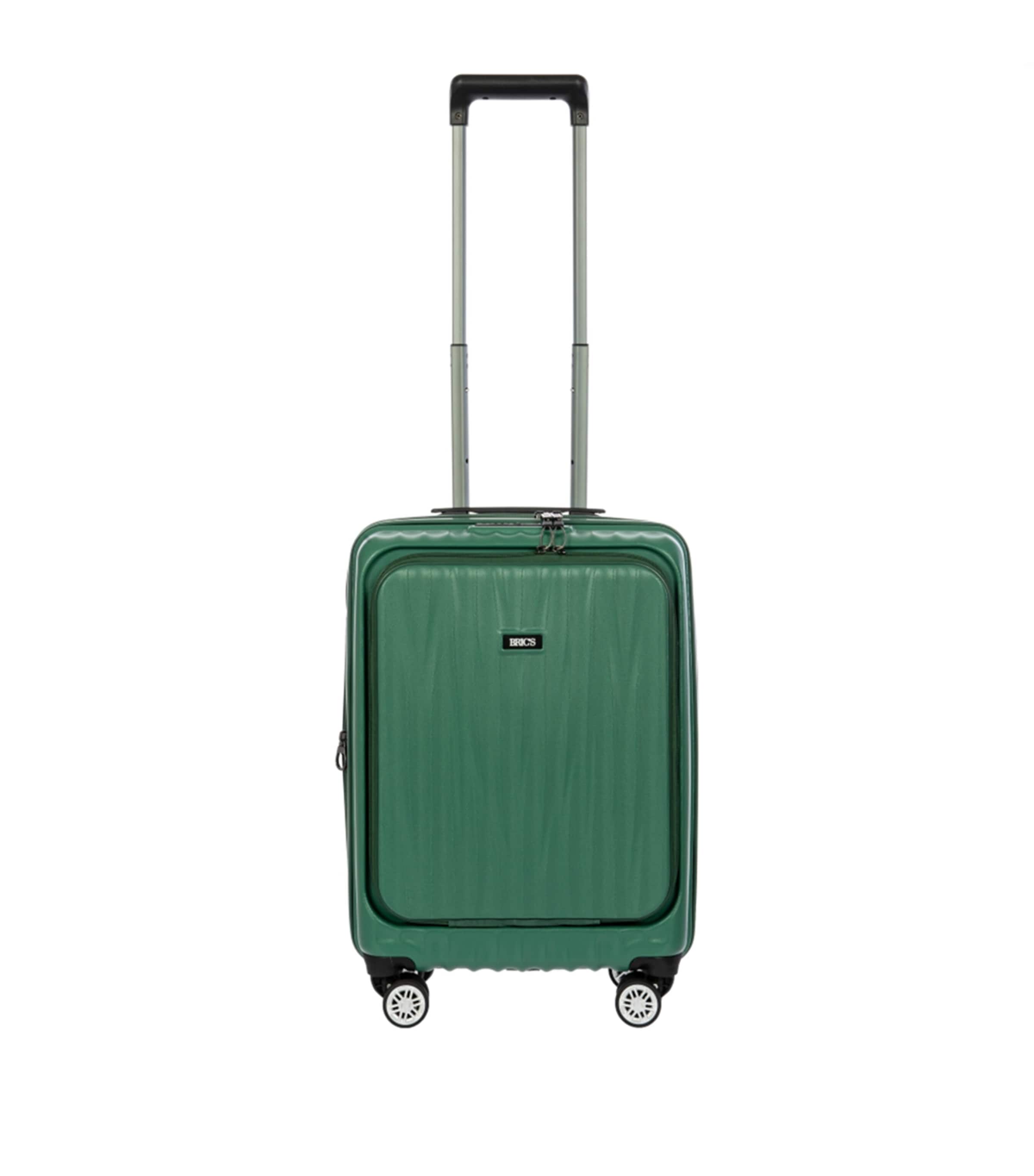 Cervia Front-Pocket Suitcase (55cm) GREEN Image 8