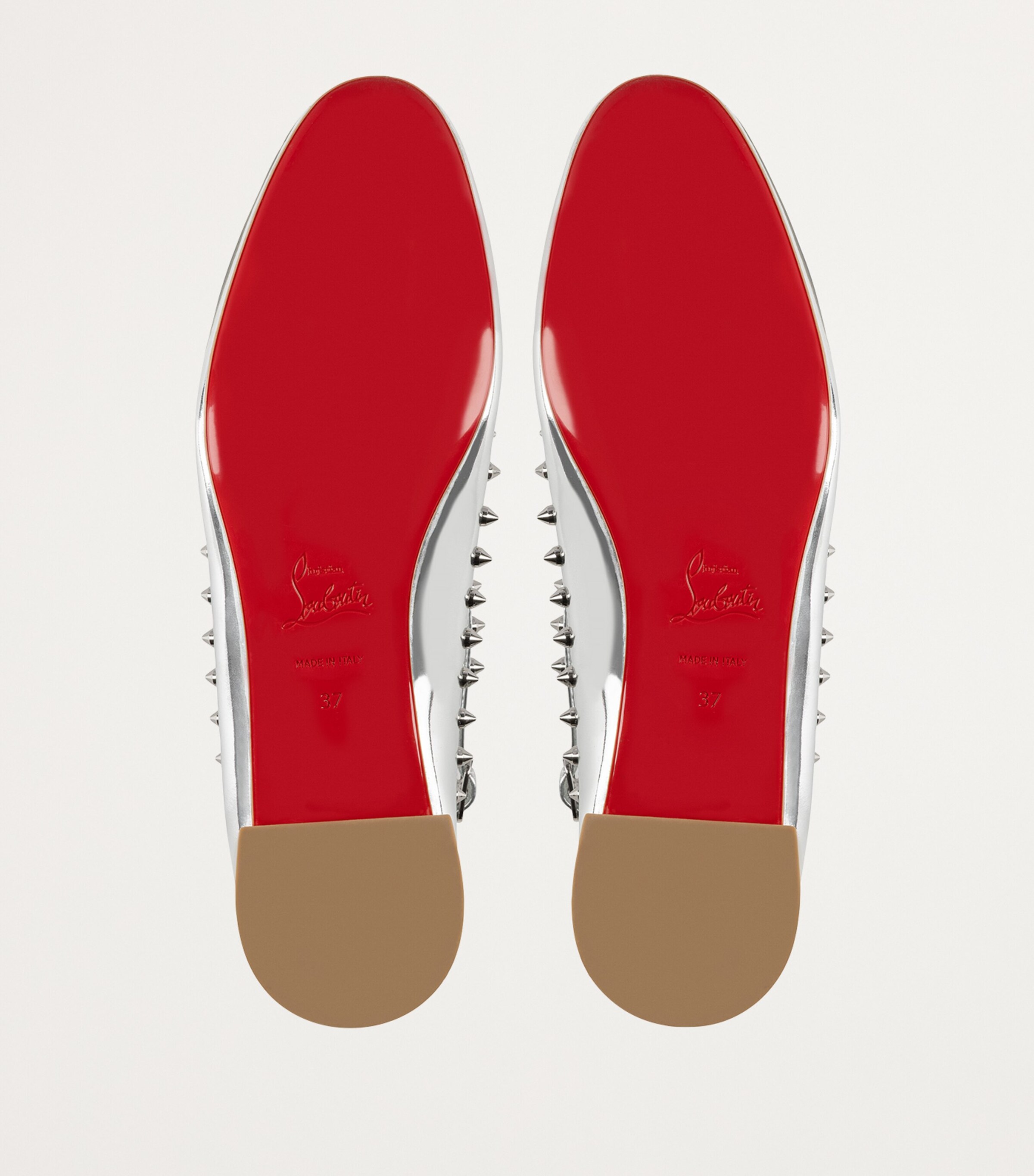 パンプス Pilouta Jane Spikes leather ballet flats CHRISTIAN LOUBOUTIN Pilouta Jane Spike studded patent