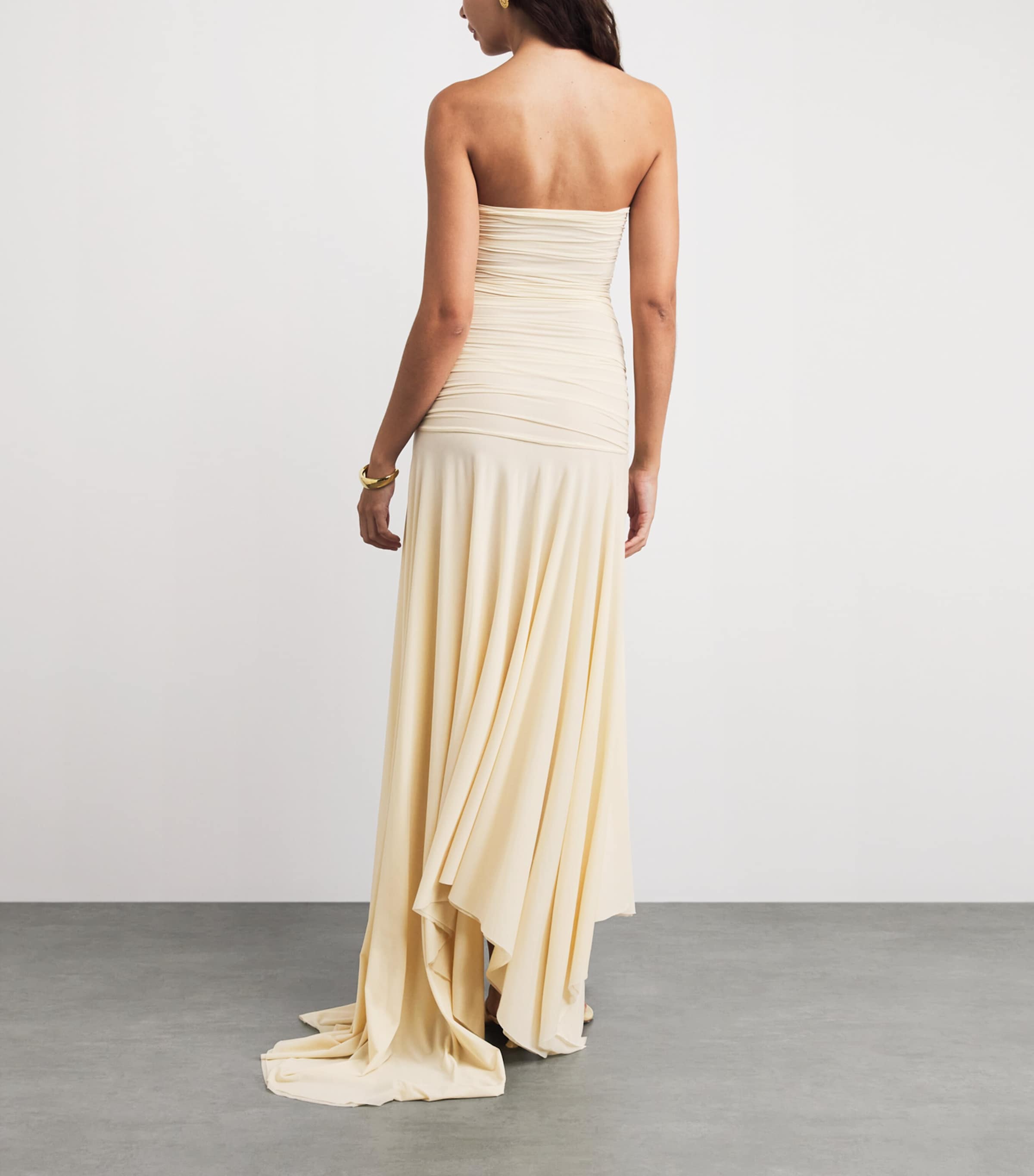 Maygel Coronel Womens Rose Andi Midi Dress Macadamia Image 4