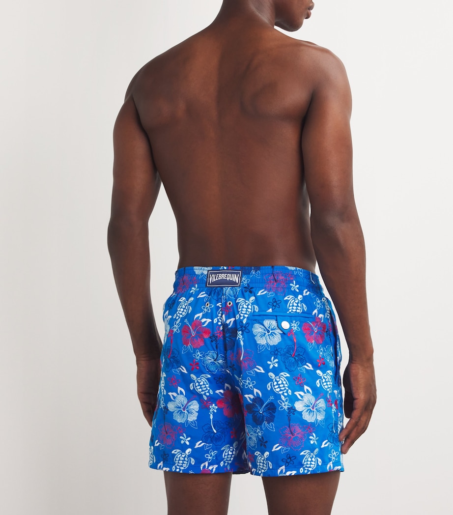 Tropical Turtles Mistral Swim Shorts 601-BLEU NEON Image 3